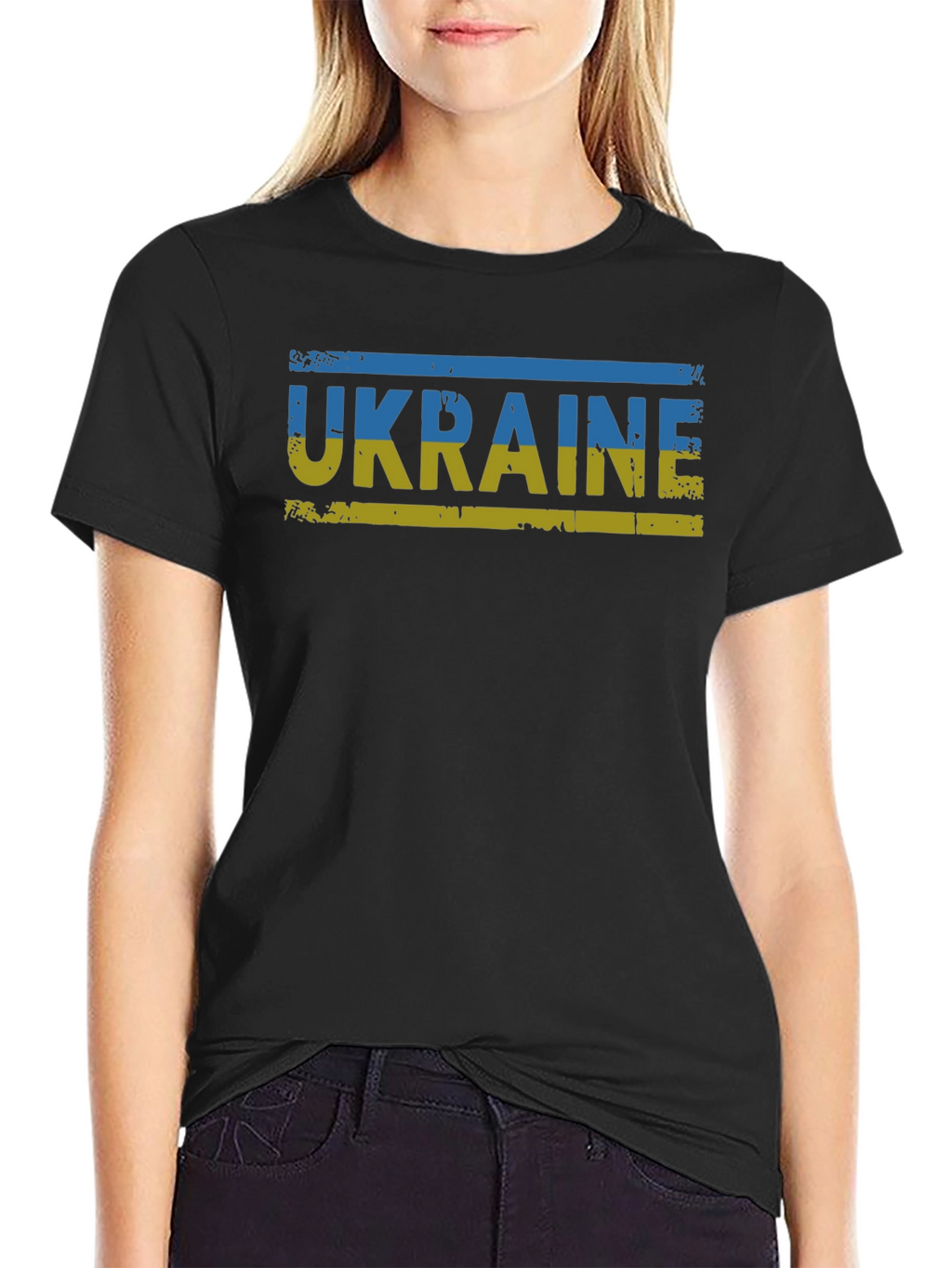 Ukraine Flag T-Shirt - Patriotic Graphic Tee