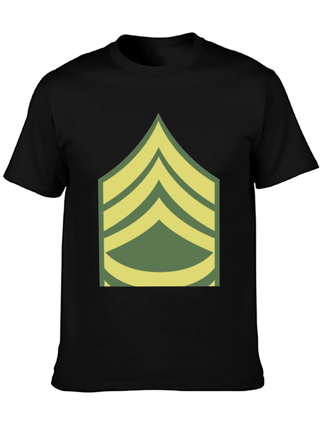 Sergeant Stripes Graphic Tee - Military Pride