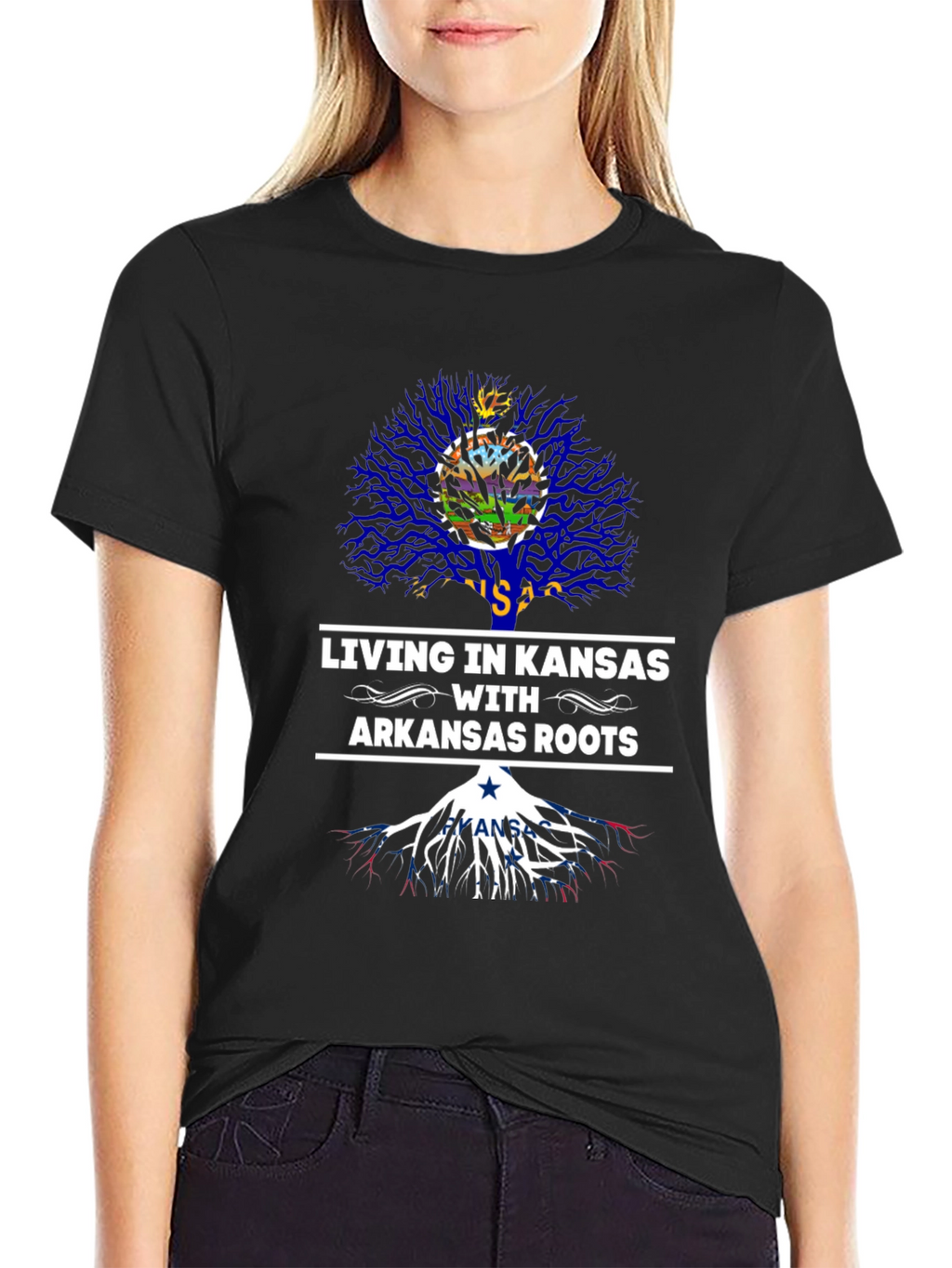 Kansas Living Arkansas Roots Graphic Tee