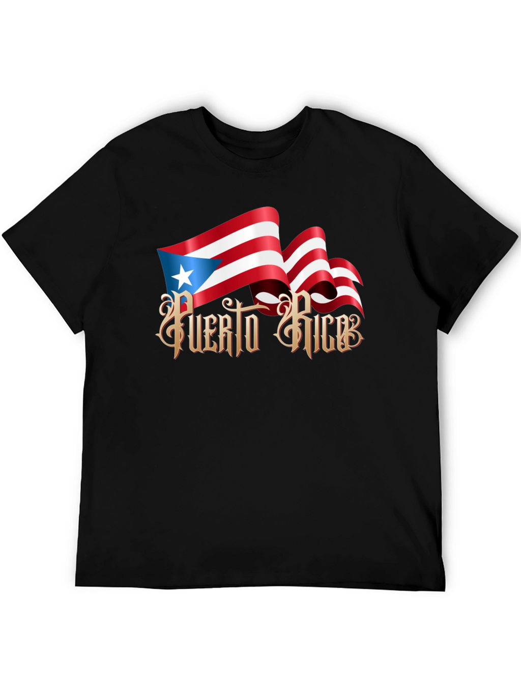 Puerto Rico Flag Graphic T-Shirt