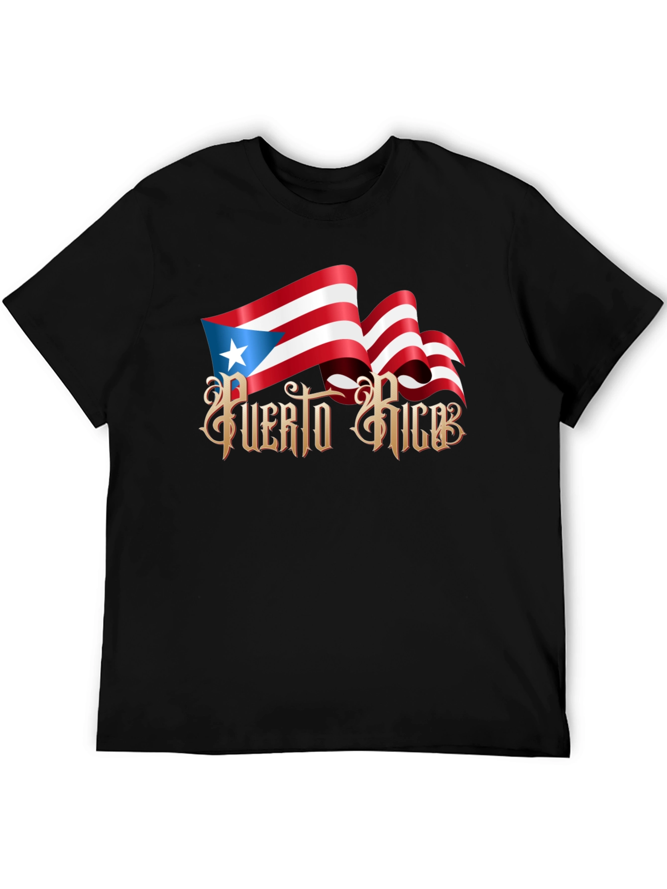 Puerto Rico Flag Graphic T-Shirt