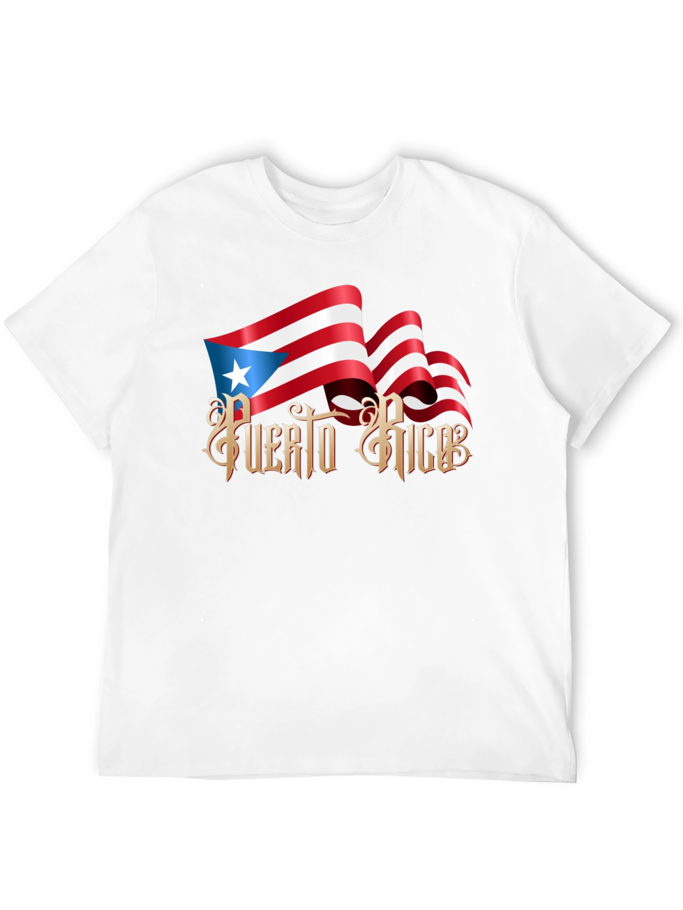 Puerto Rico Flag Graphic T-Shirt
