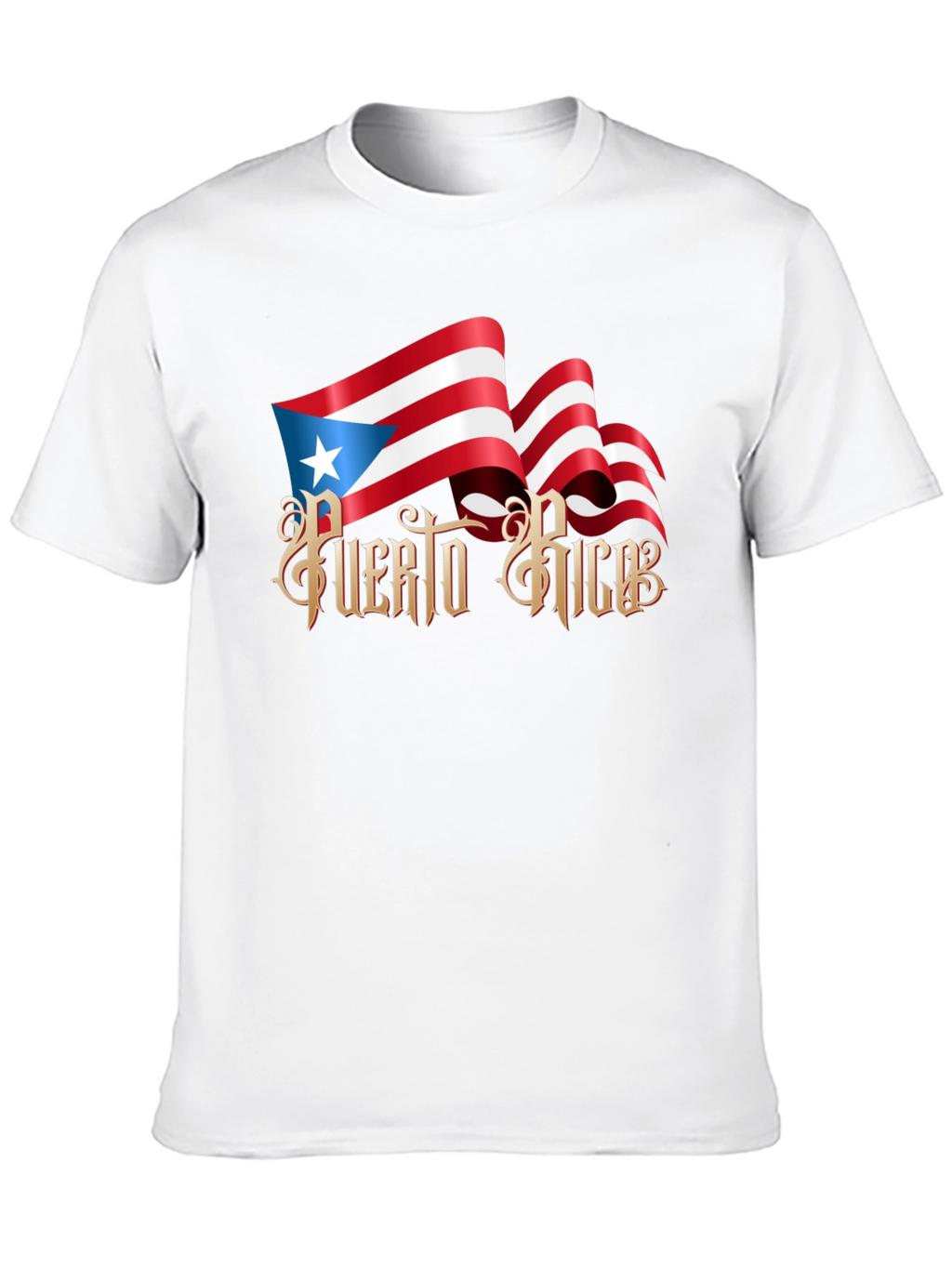 Puerto Rico Flag Graphic T-Shirt
