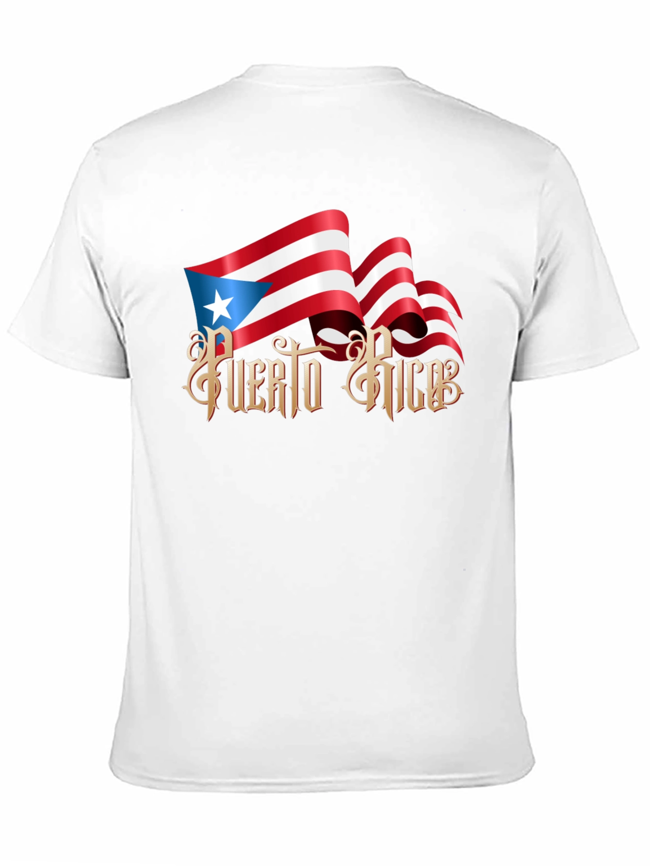 Puerto Rico Flag Graphic T-Shirt