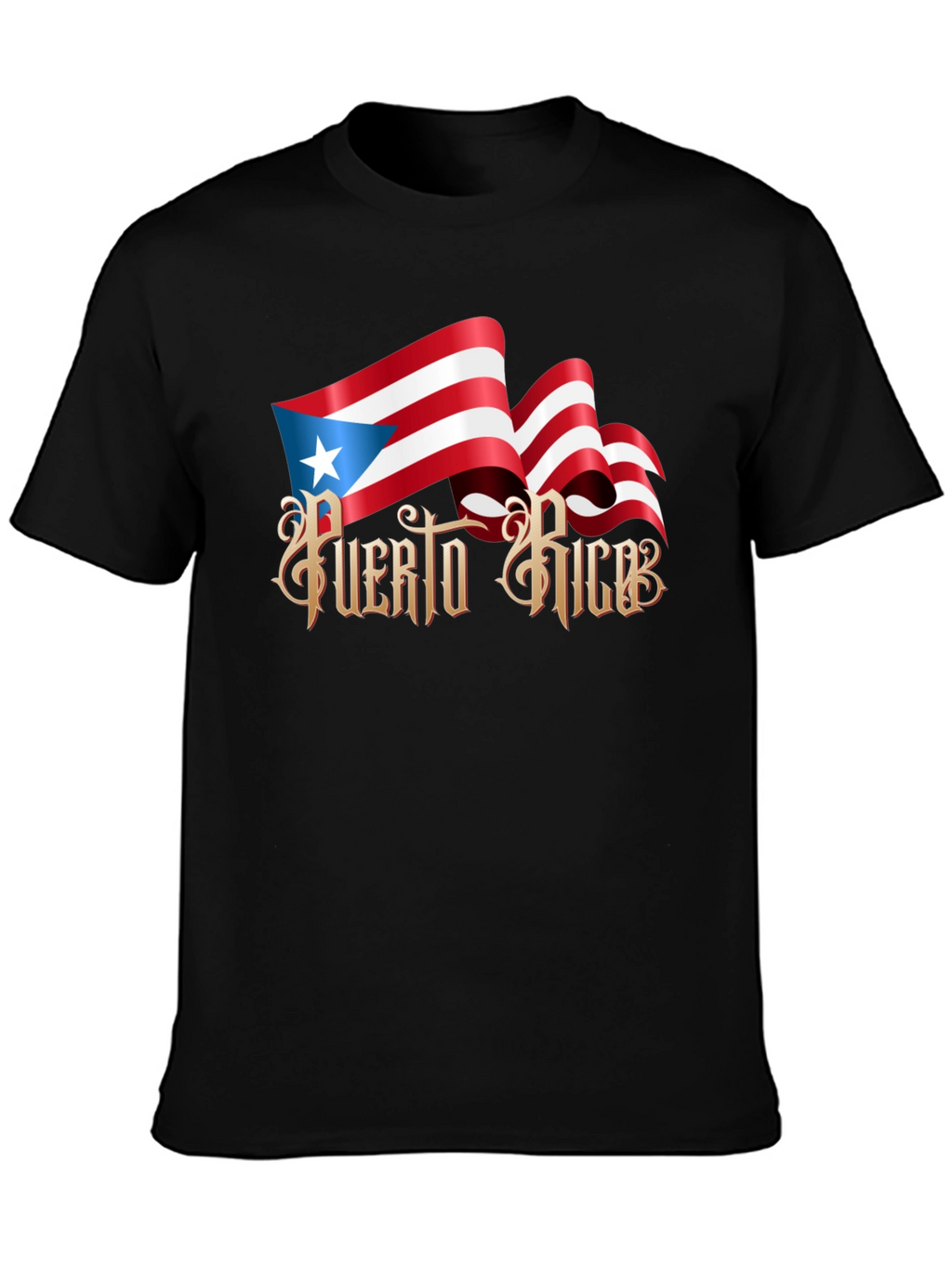 Puerto Rico Flag Graphic T-Shirt