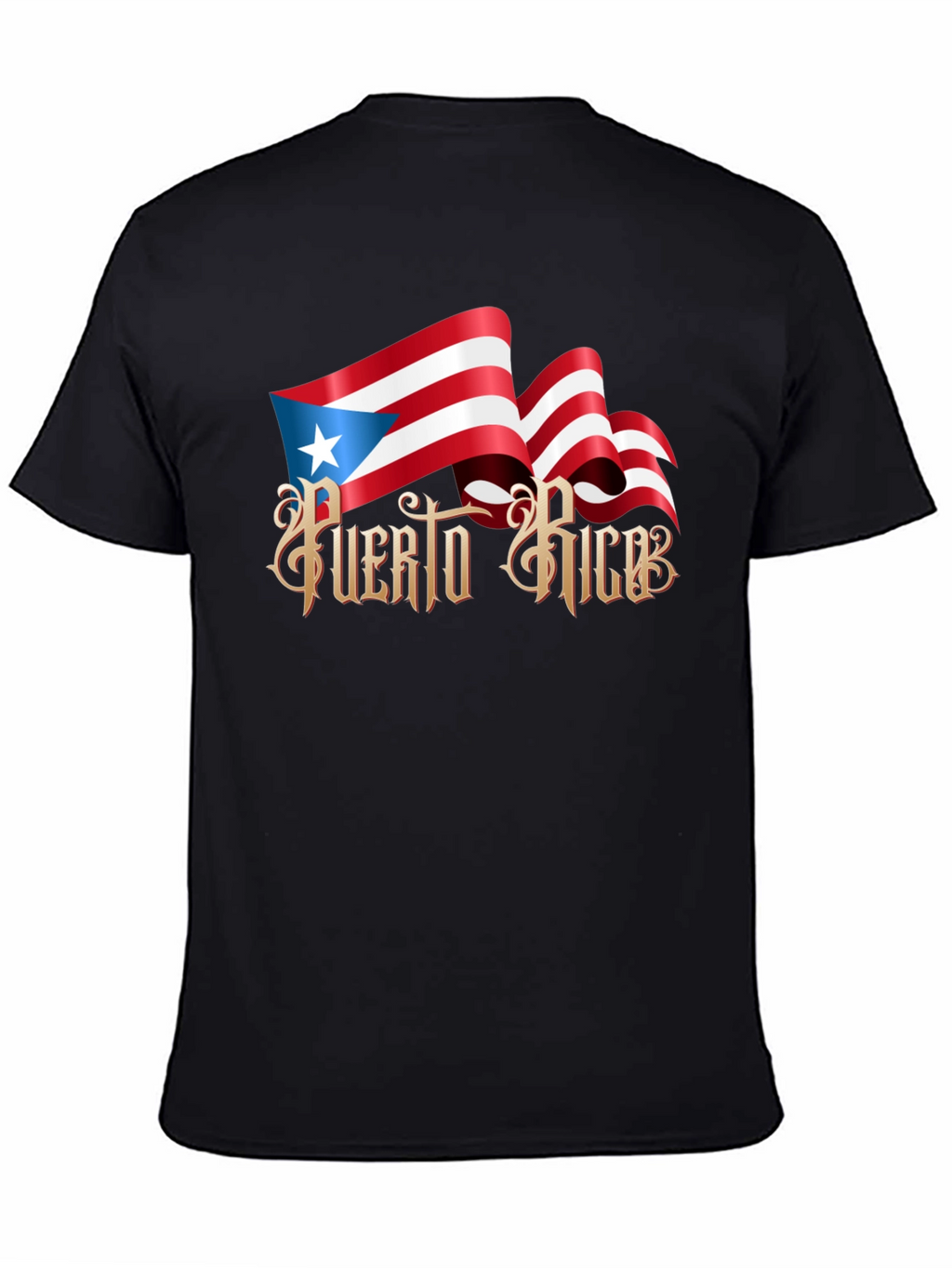 Puerto Rico Flag Graphic T-Shirt