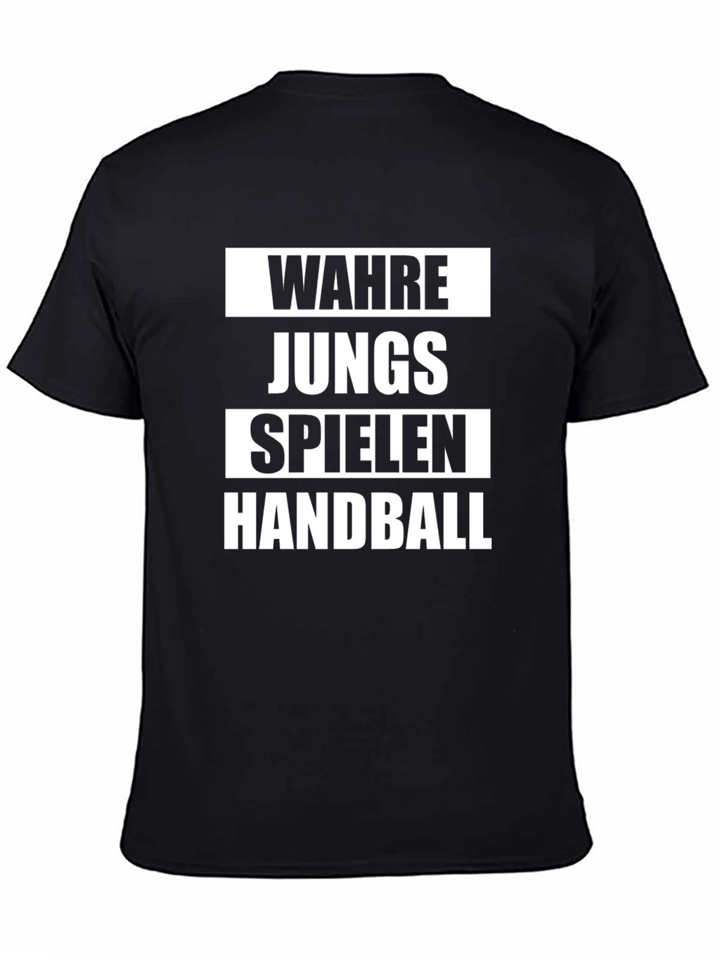 Handball T-Shirt: Wahre Jungs Spielen Handball