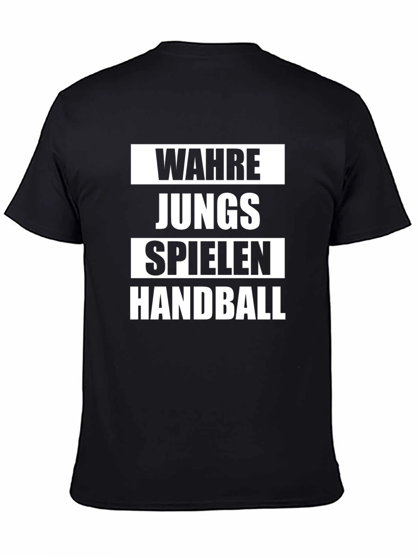 Handball T-Shirt: Wahre Jungs Spielen Handball