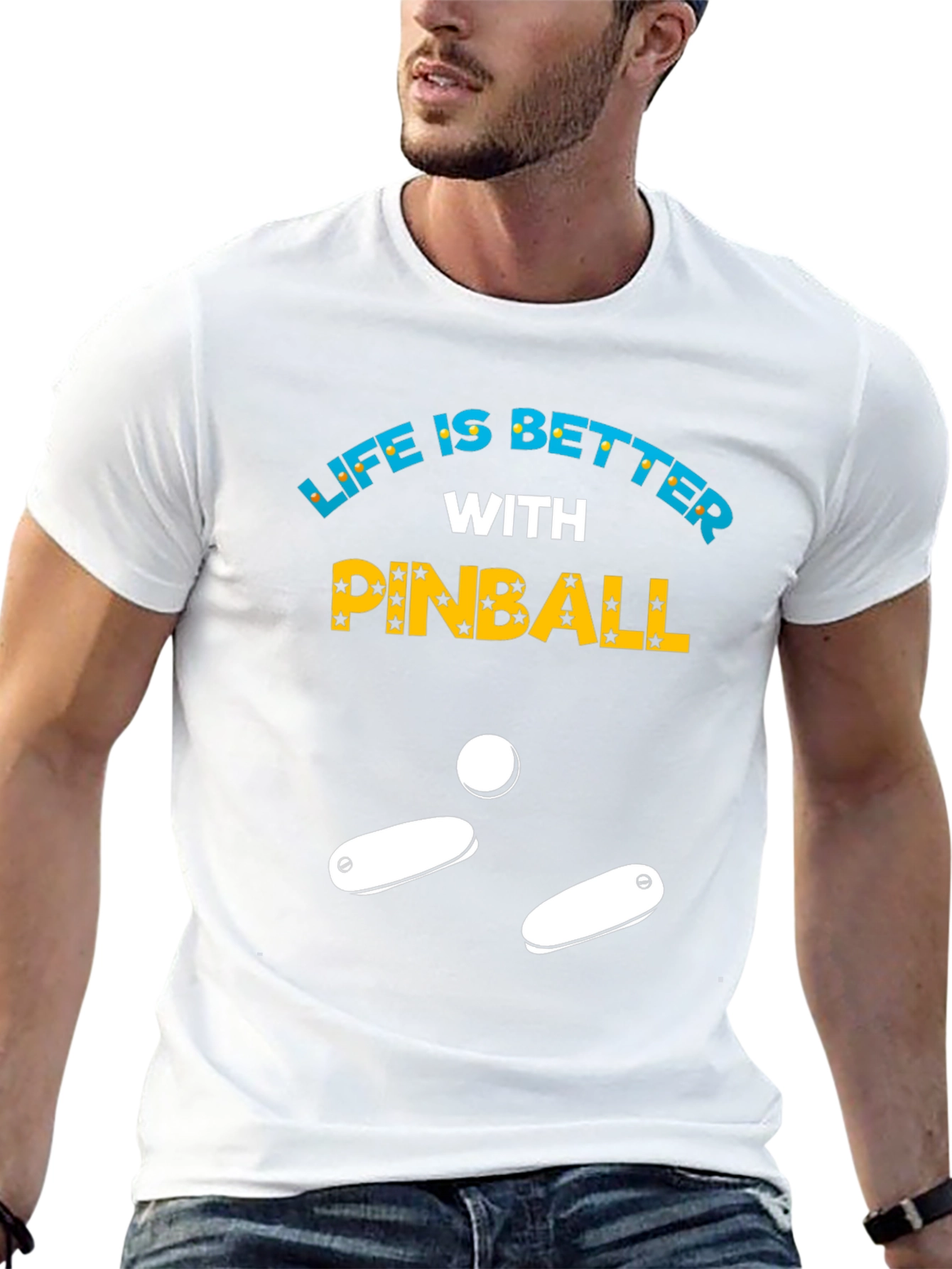 Life is Better with Pinball T-Shirt