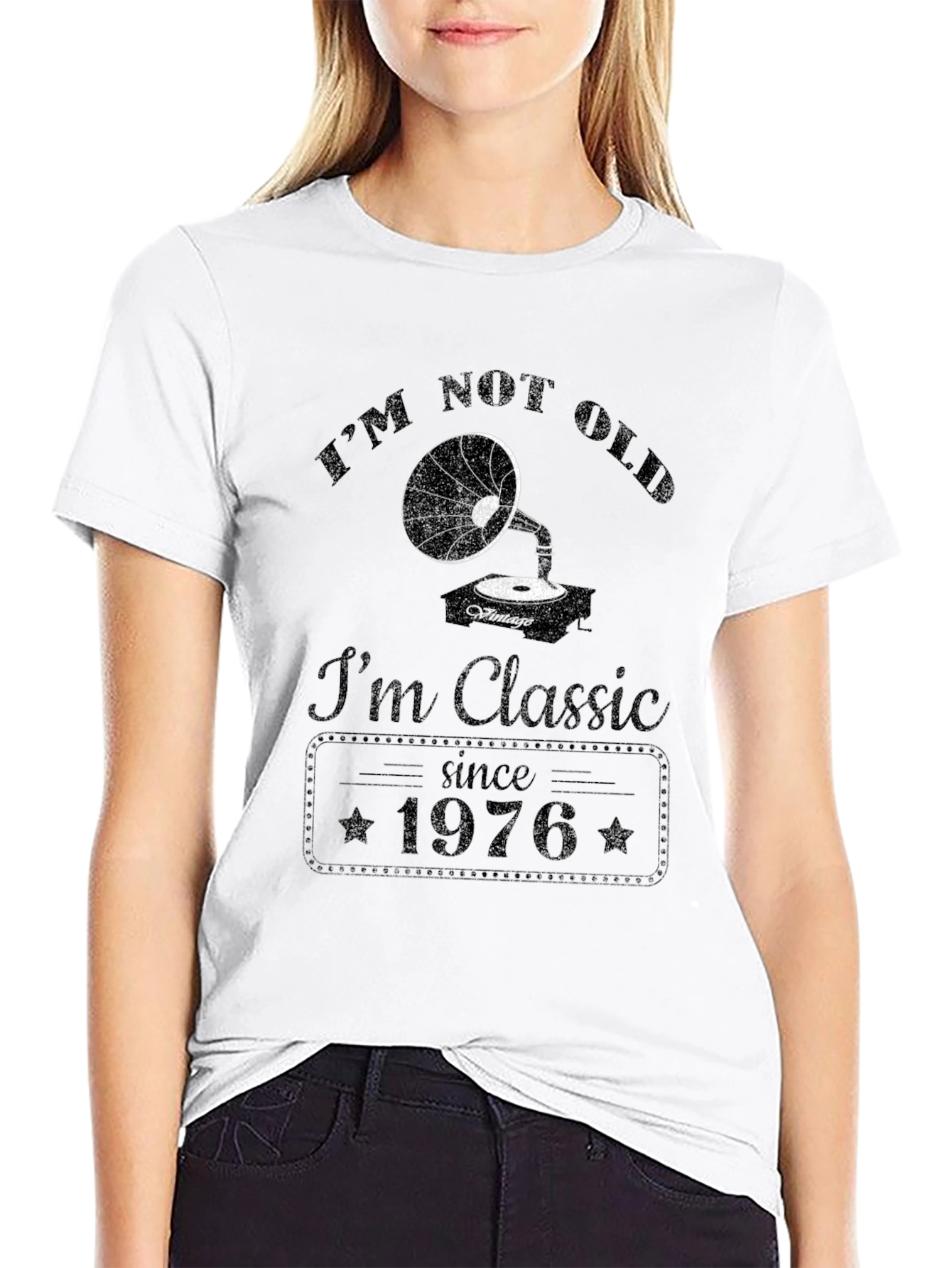 Im Not Old Im Classic Since 1976 Black T-Shirt