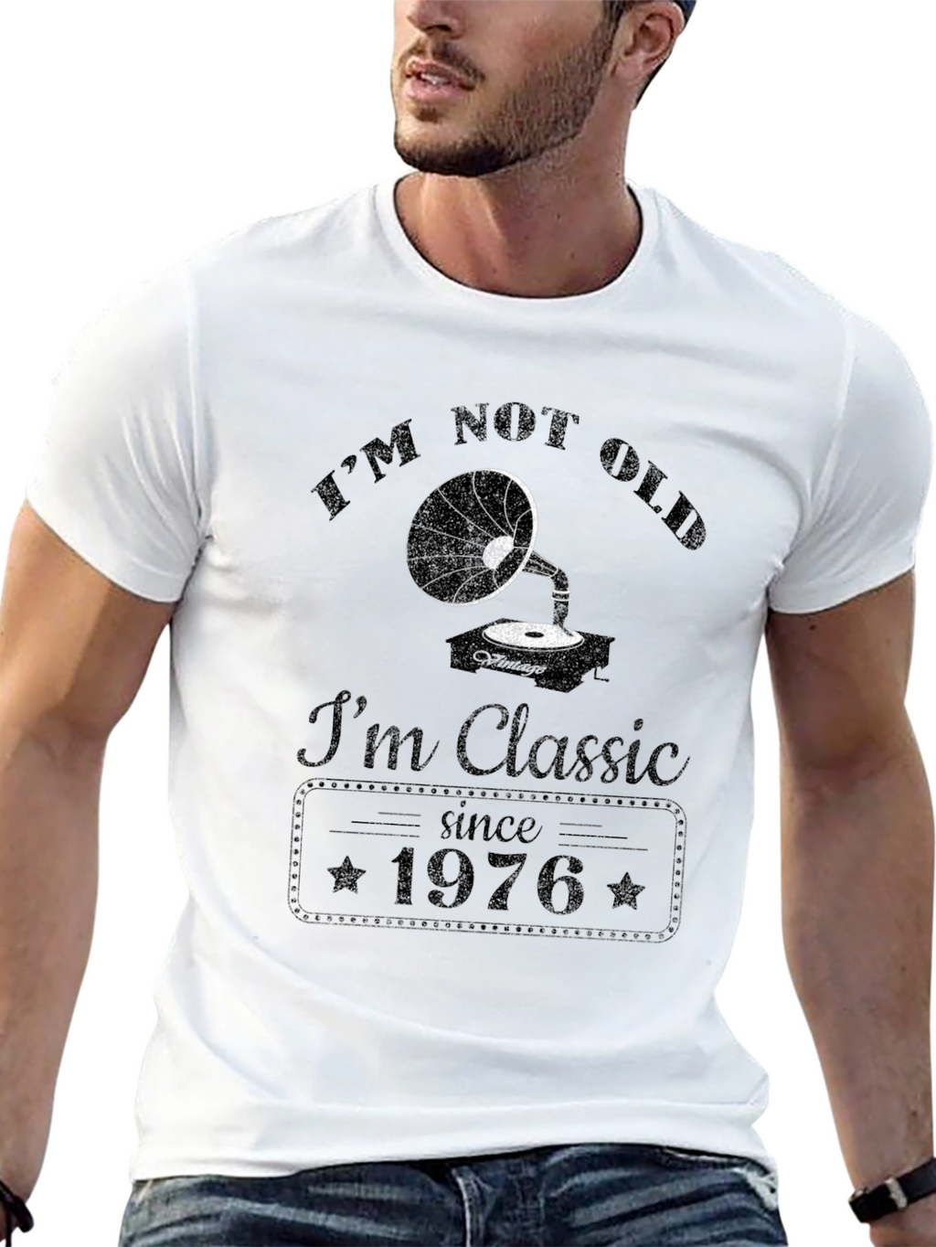Im Not Old Im Classic Since 1976 Black T-Shirt