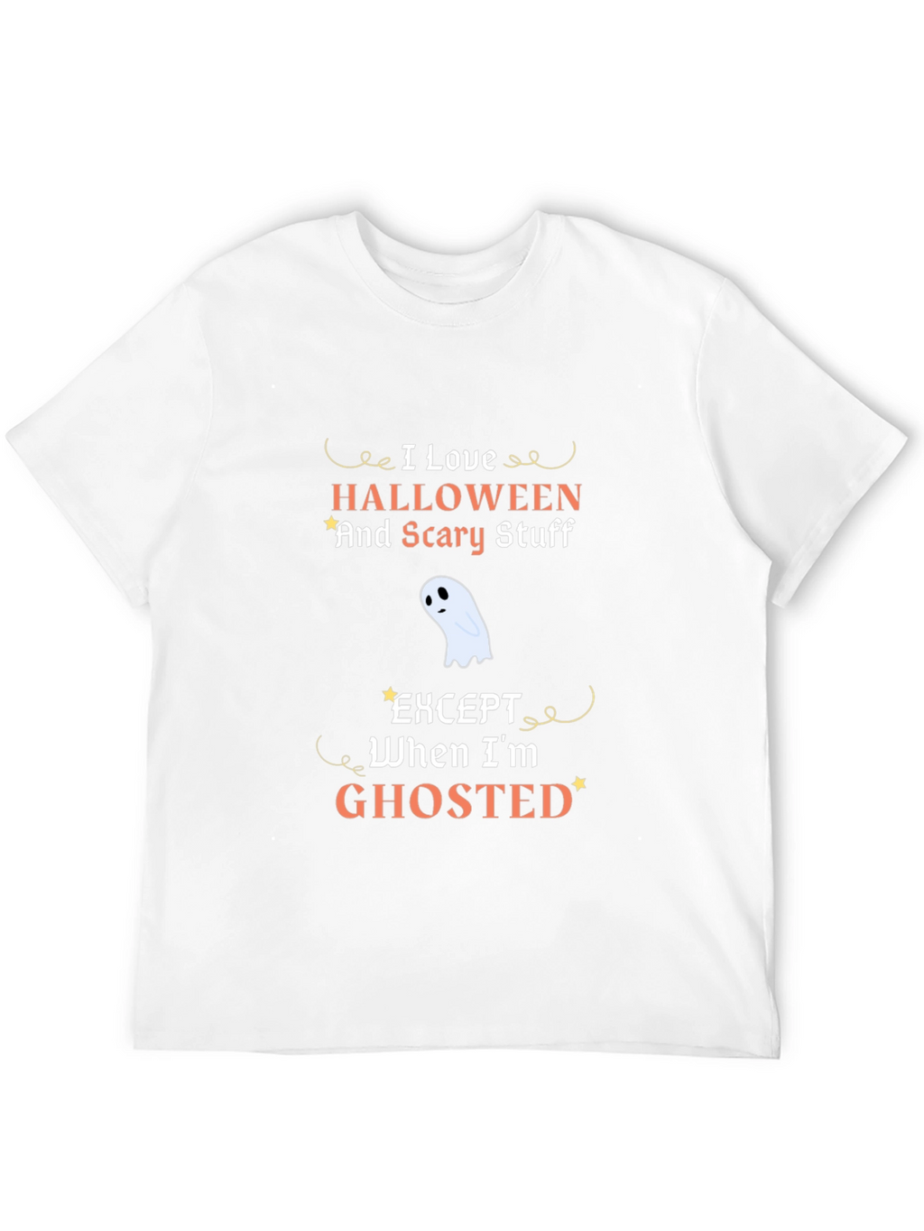 Funny Halloween Ghosted Graphic Tee