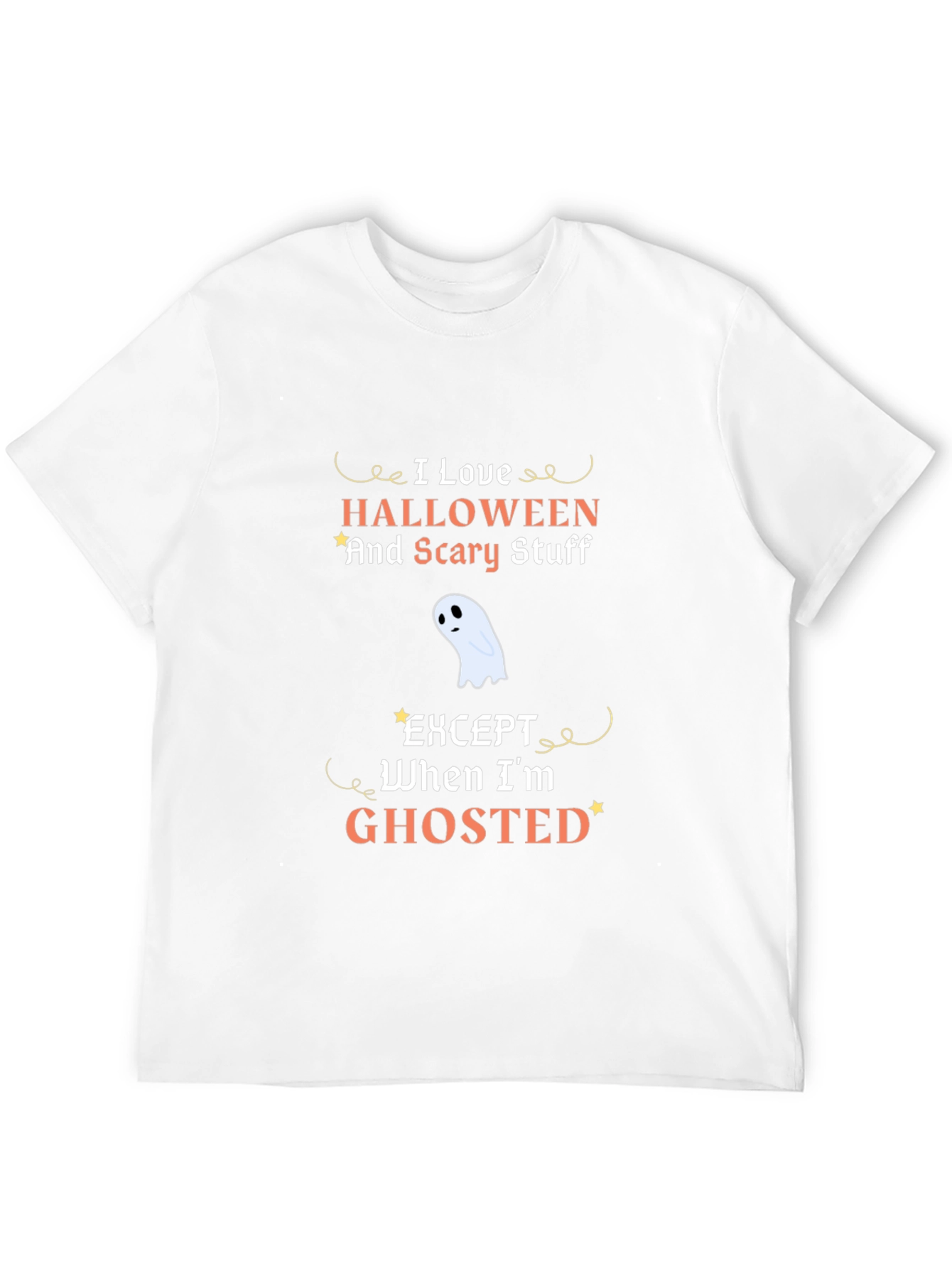 Funny Halloween Ghosted Graphic Tee