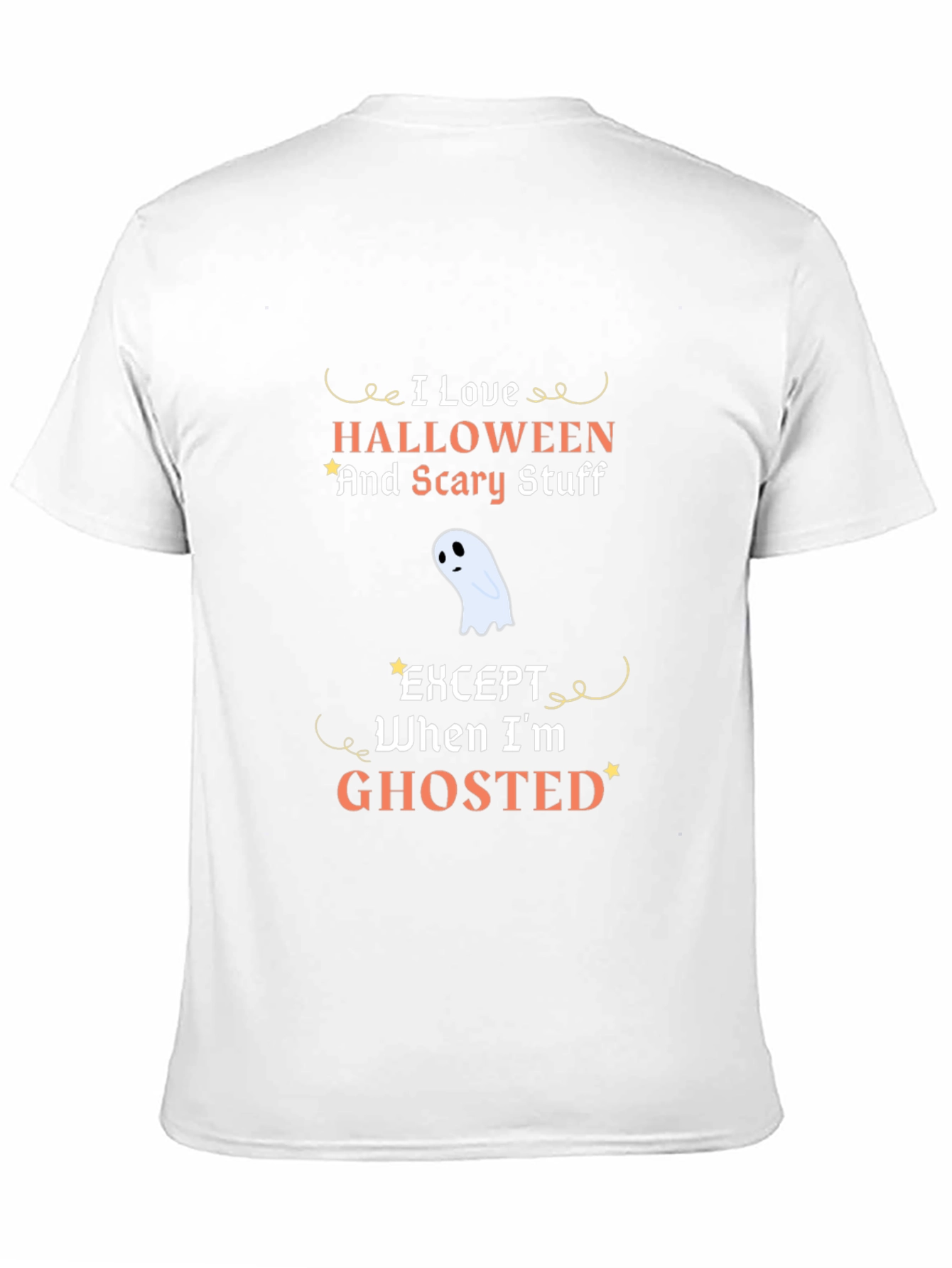 Funny Halloween Ghosted Graphic Tee