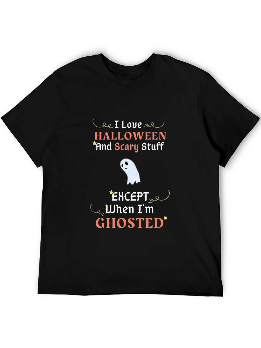 Funny Halloween Ghosted Graphic Tee