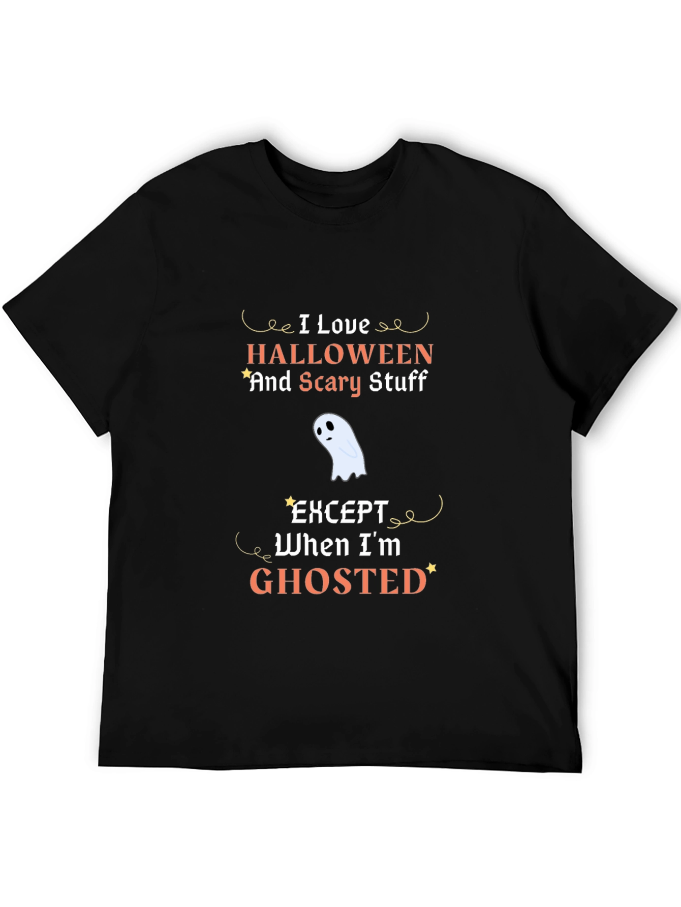 Funny Halloween Ghosted Graphic Tee