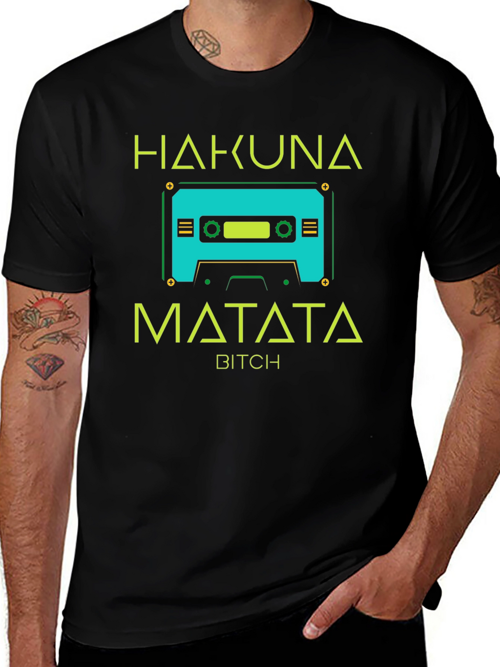 Hakuna Matata Cassette Tape Graphic Tee