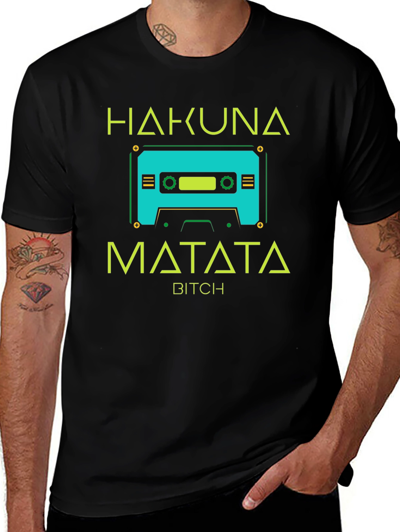 Hakuna Matata Cassette Tape Graphic Tee