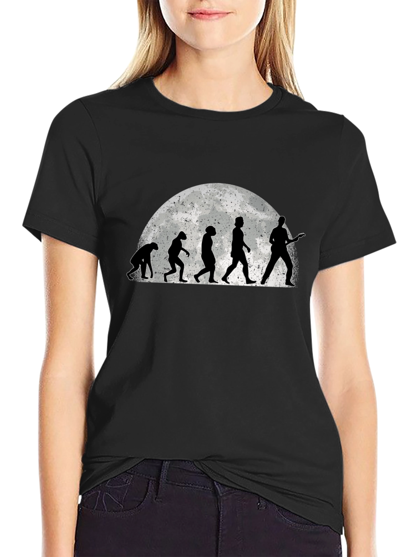 Evolution of Rock Black T-Shirt