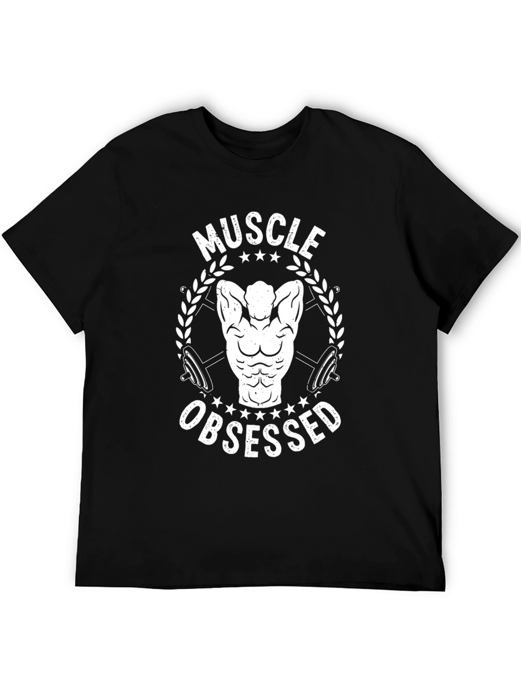 Muscle Obsessed Black T-Shirt - Fitness Gym Workout