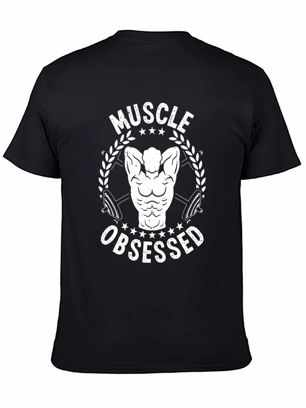 Muscle Obsessed Black T-Shirt - Fitness Gym Workout