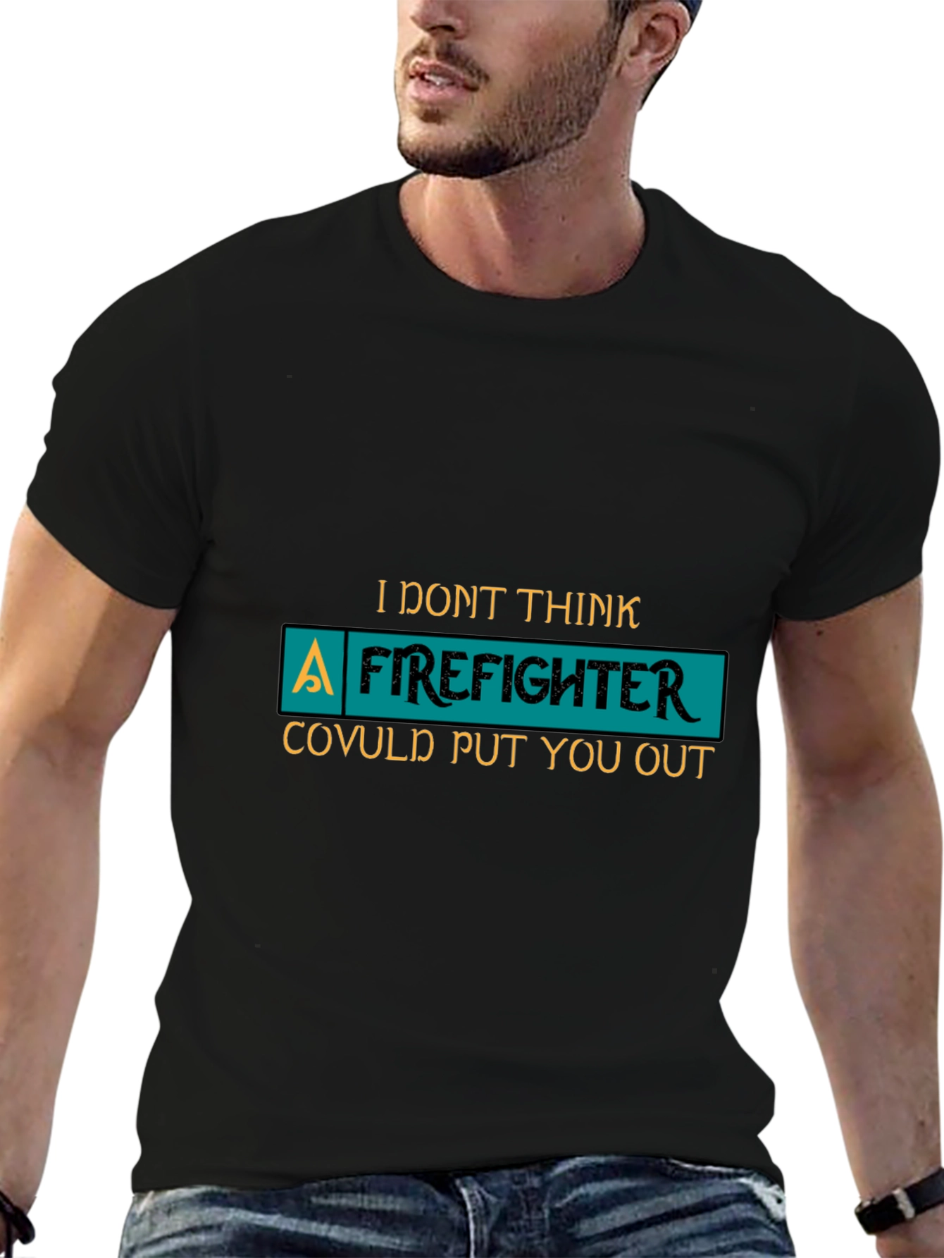 Funny Firefighter T-Shirt Novelty Gift