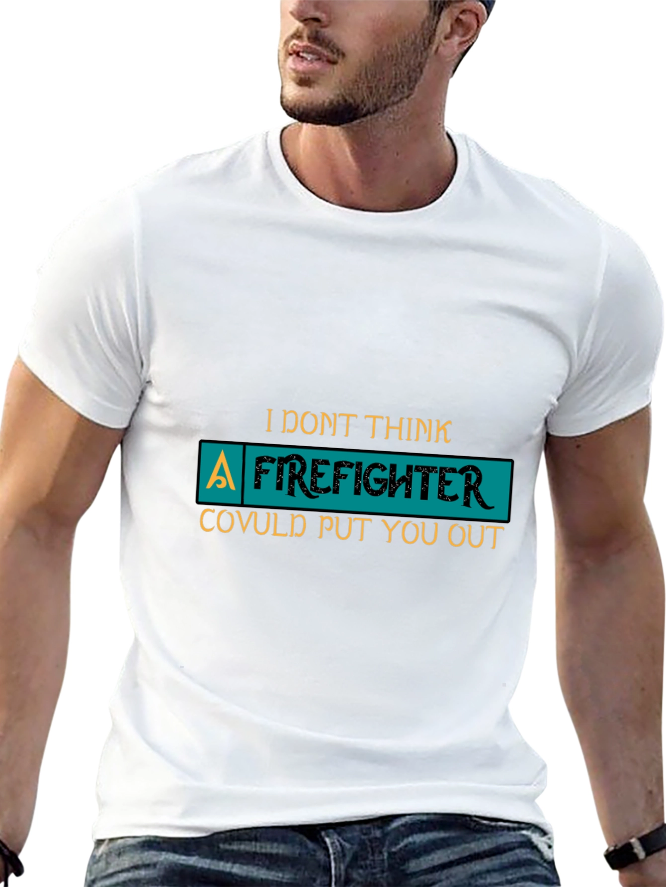 Funny Firefighter T-Shirt Novelty Gift