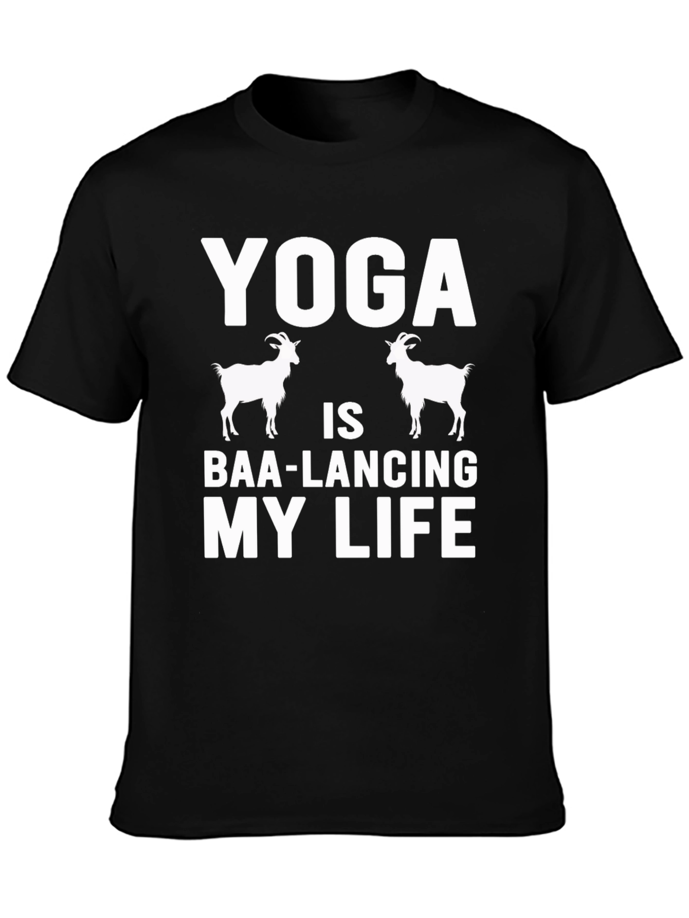 Yoga Goat T-Shirt - Baa-lancing My Life Tee