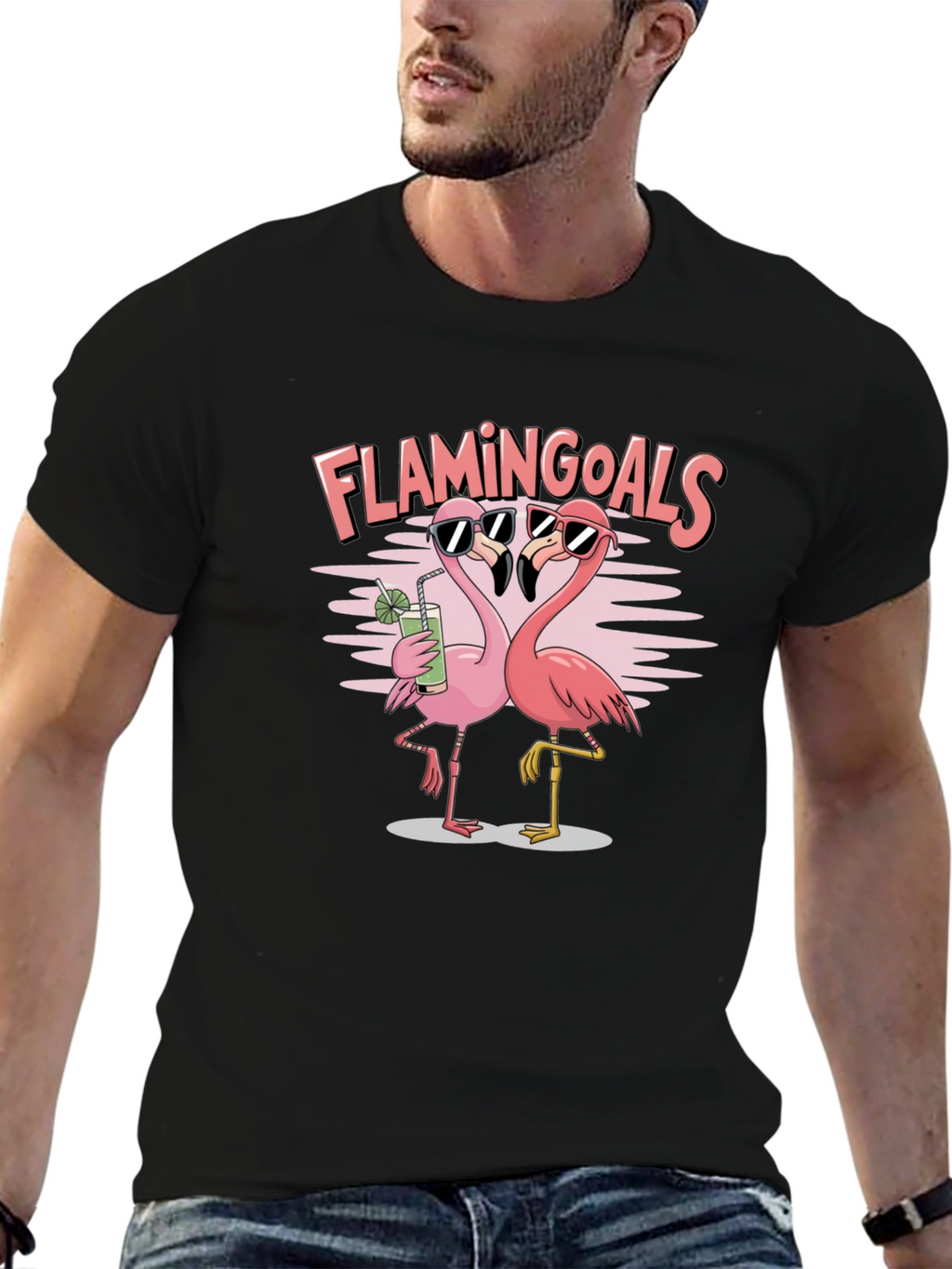 Flamingoals T-Shirt - Tropical Fun