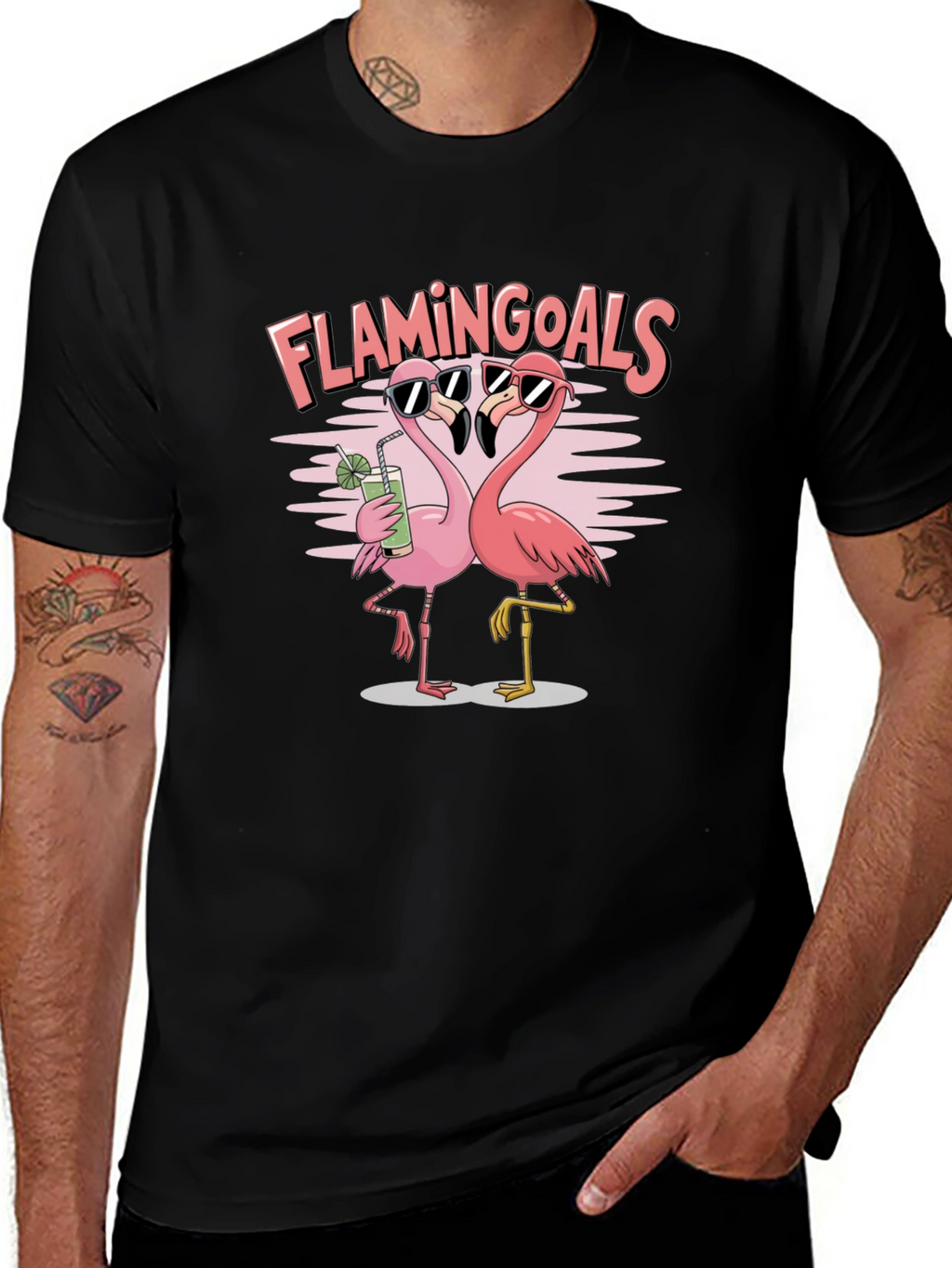 Flamingoals T-Shirt - Tropical Fun