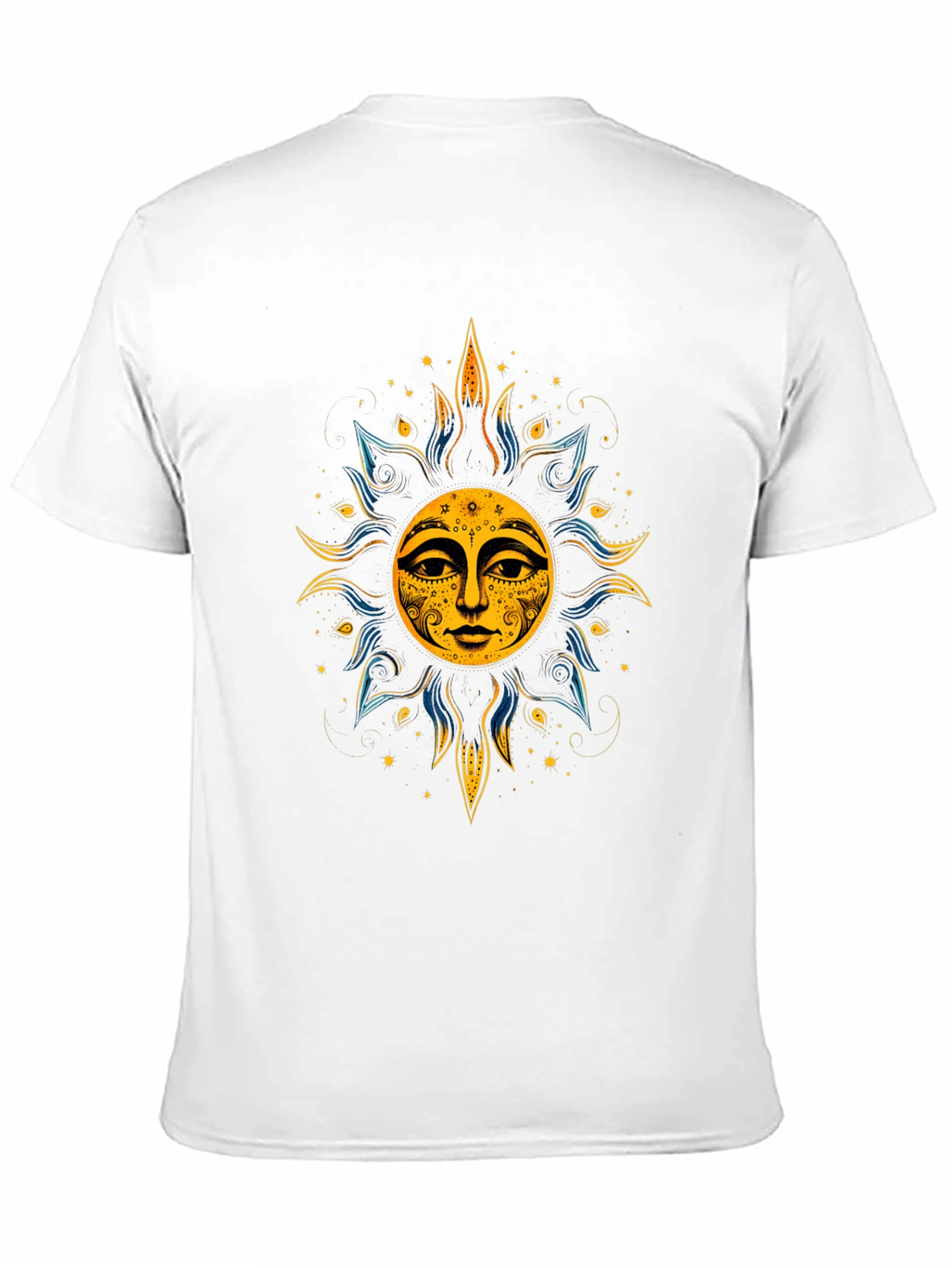 Mystic Sun Graphic Black T-Shirt - Unisex