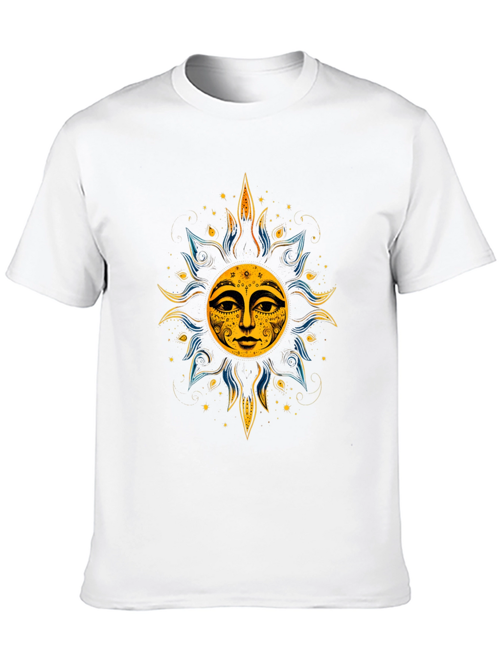 Mystic Sun Graphic Black T-Shirt - Unisex