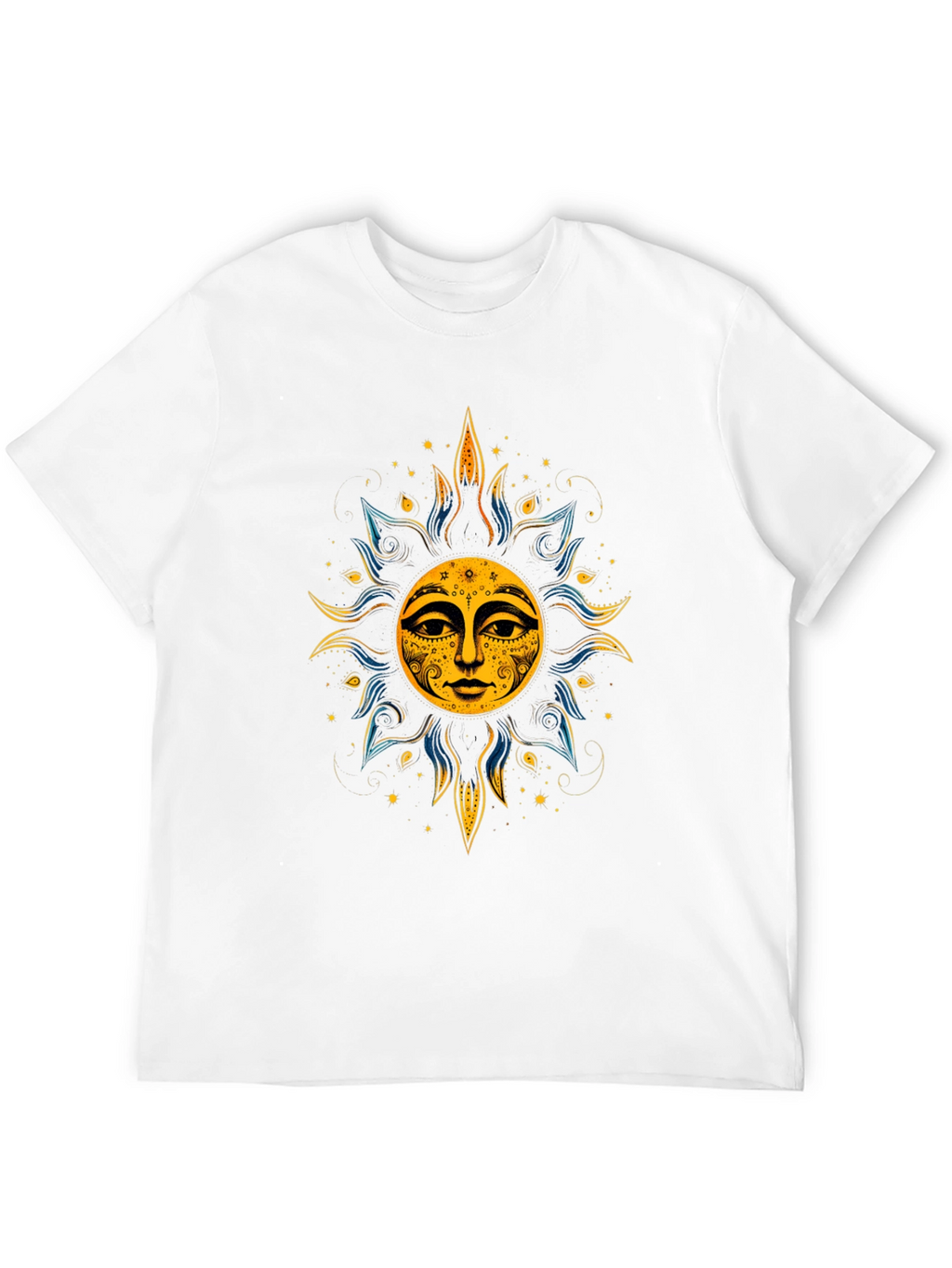 Mystic Sun Graphic Black T-Shirt - Unisex
