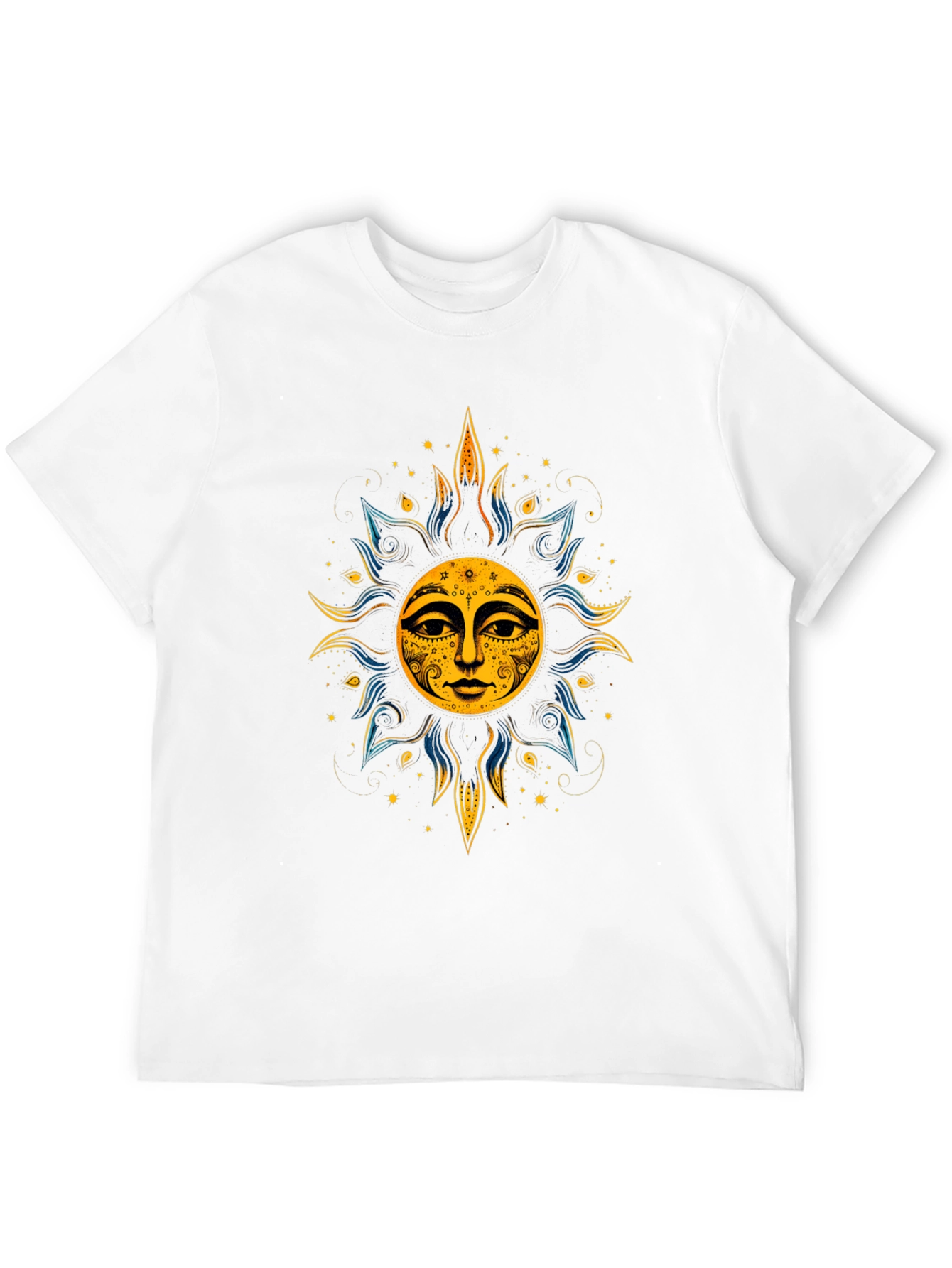 Mystic Sun Graphic Black T-Shirt - Unisex