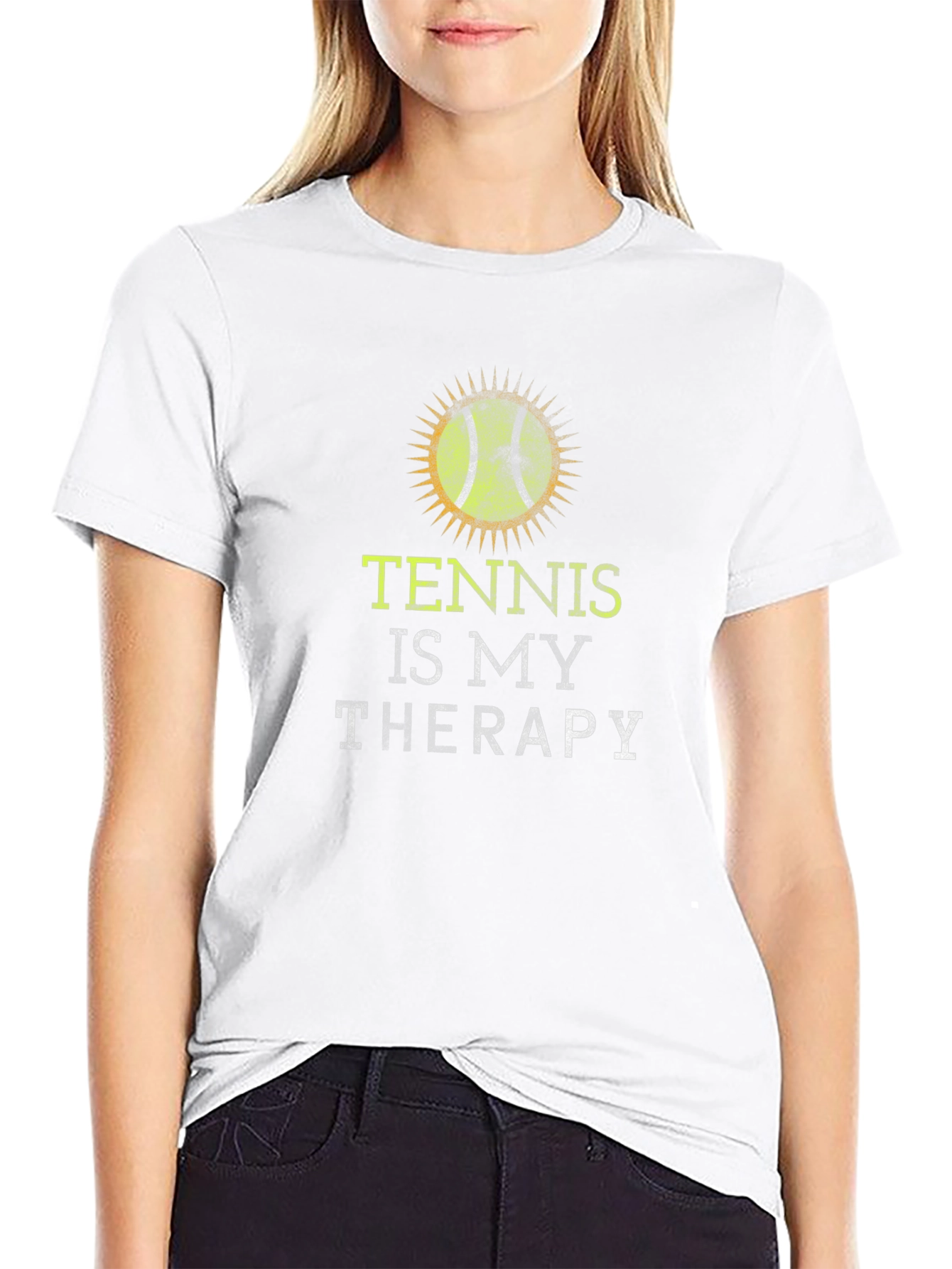 Tennis is My Therapy Graphic T-Shirt