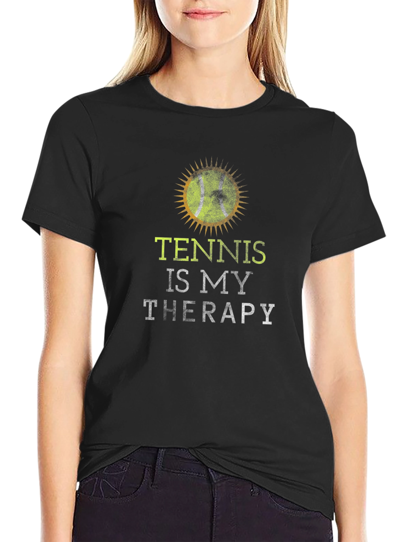 Tennis is My Therapy Graphic T-Shirt