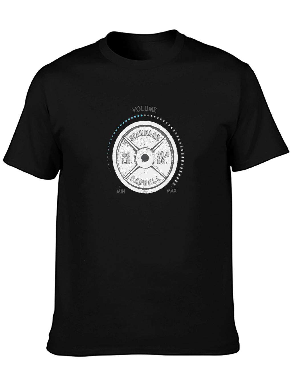Volume Barbell T-Shirt - Gym Weights Design