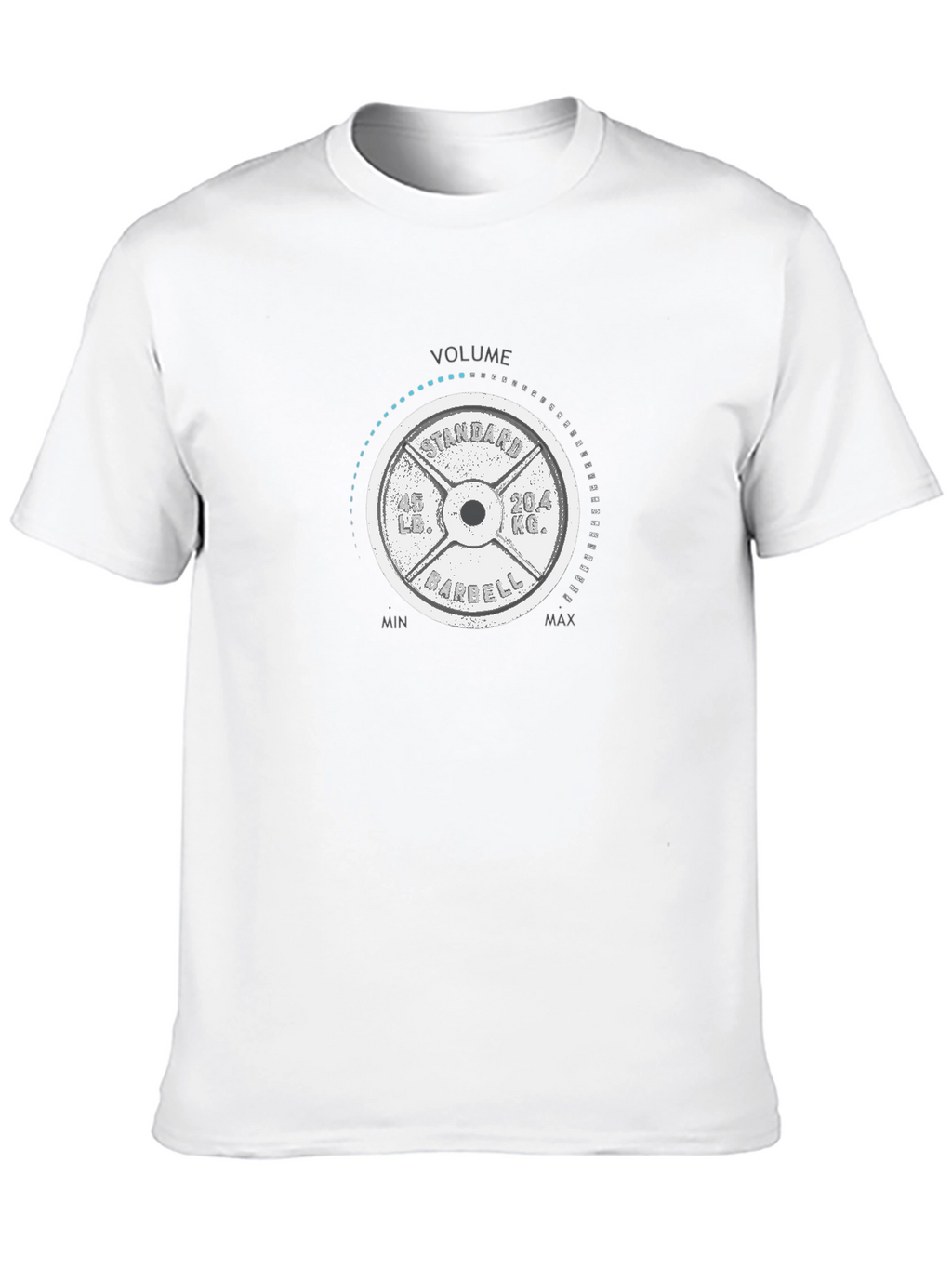 Volume Barbell T-Shirt - Gym Weights Design