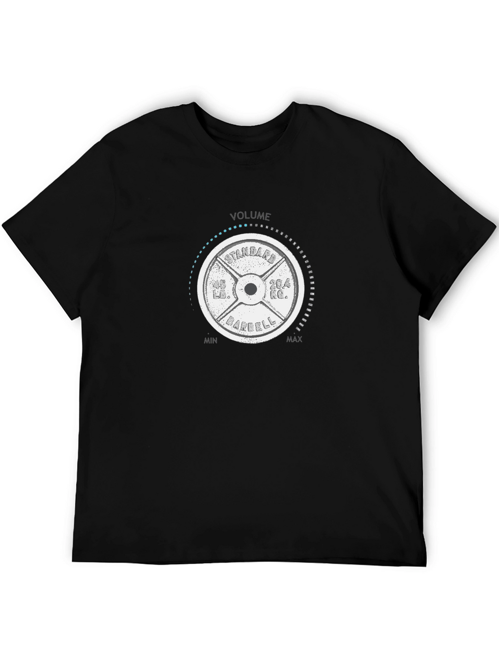 Volume Barbell T-Shirt - Gym Weights Design