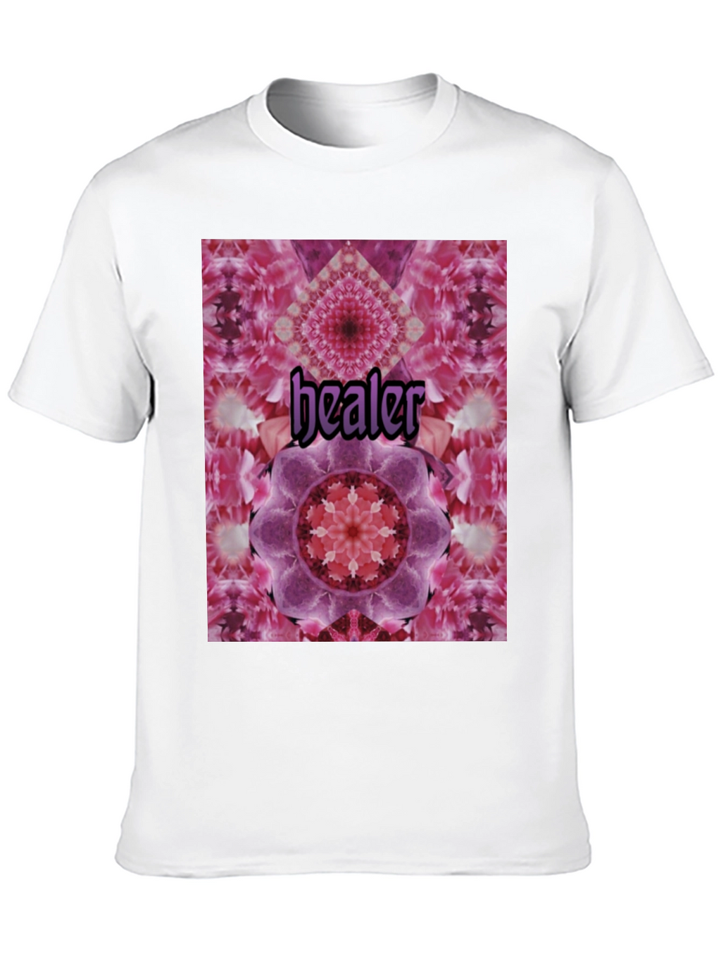 Healer Mandala T-Shirt - Unisex Black Tee