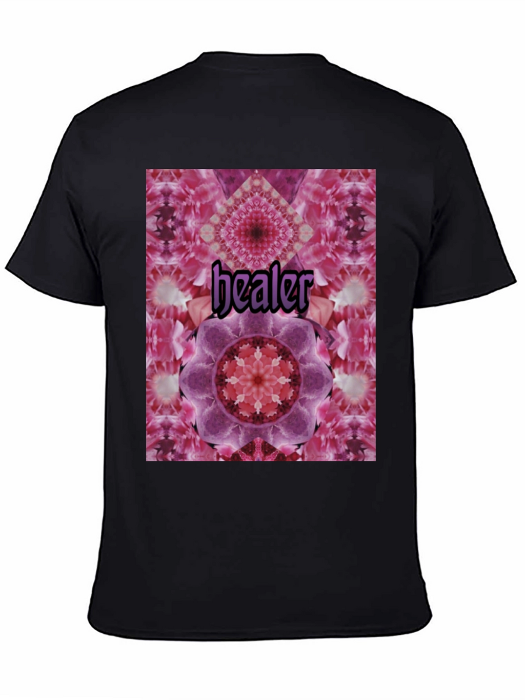 Healer Mandala T-Shirt - Unisex Black Tee