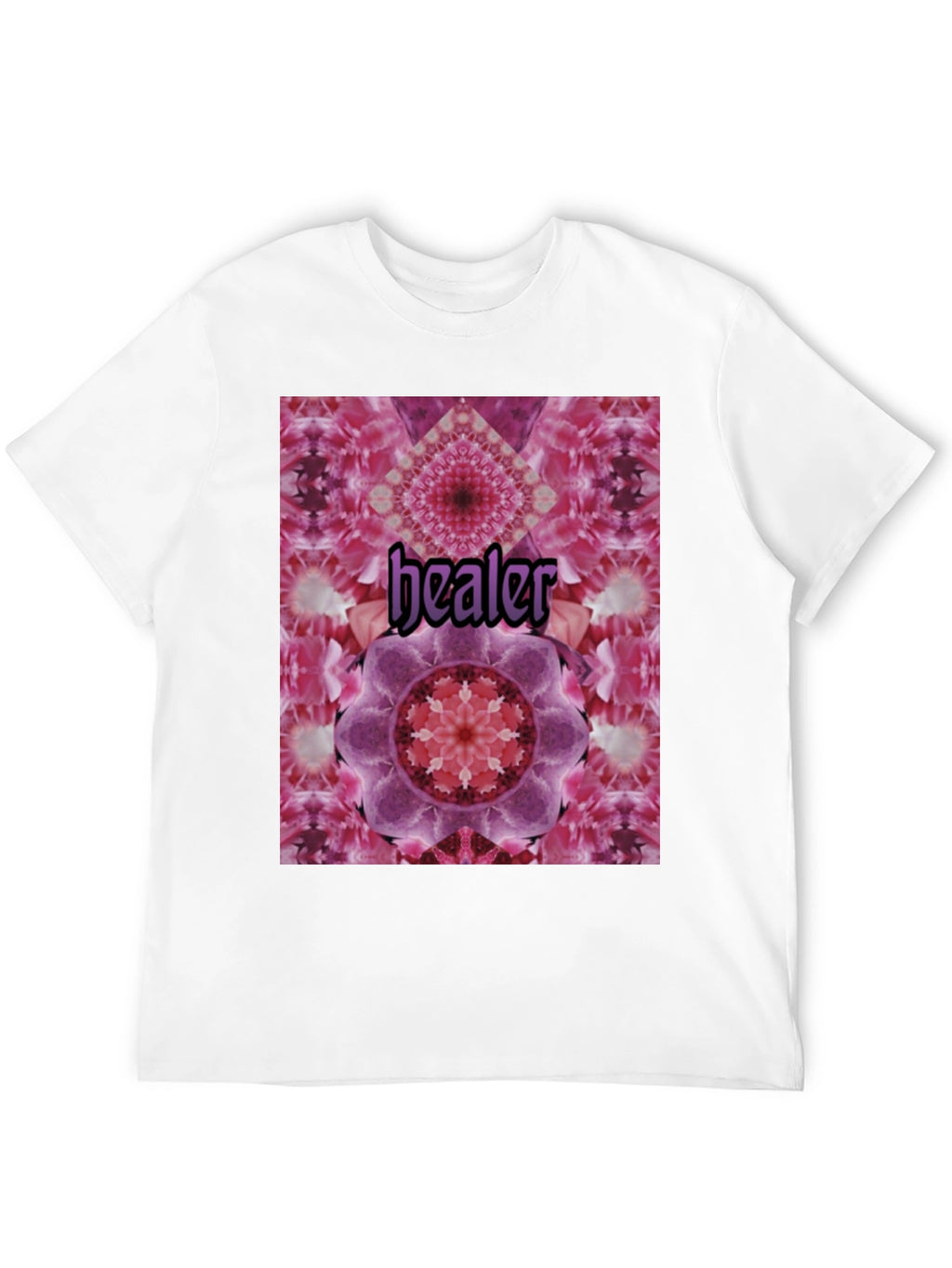 Healer Mandala T-Shirt - Unisex Black Tee