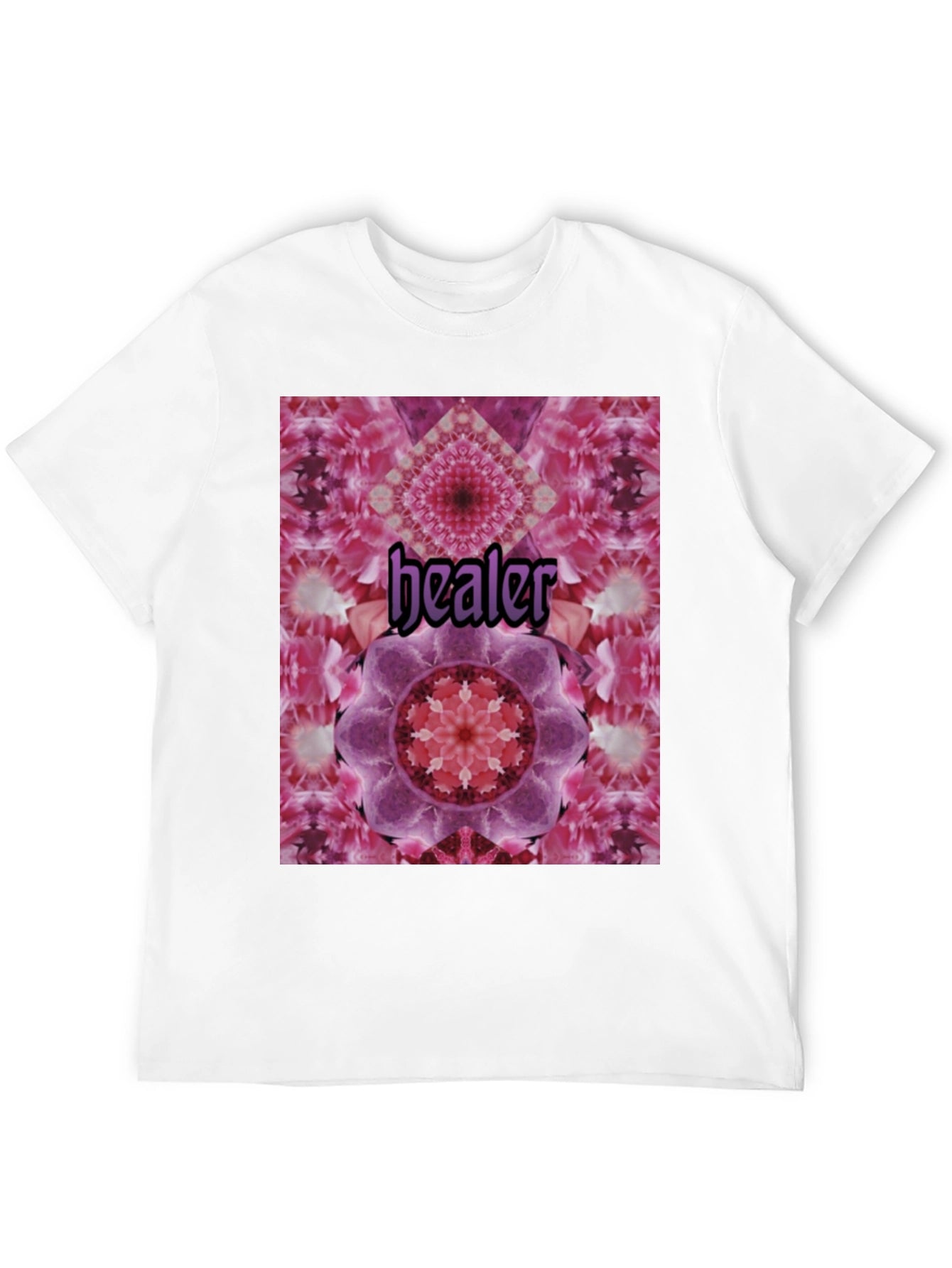 Healer Mandala T-Shirt - Unisex Black Tee