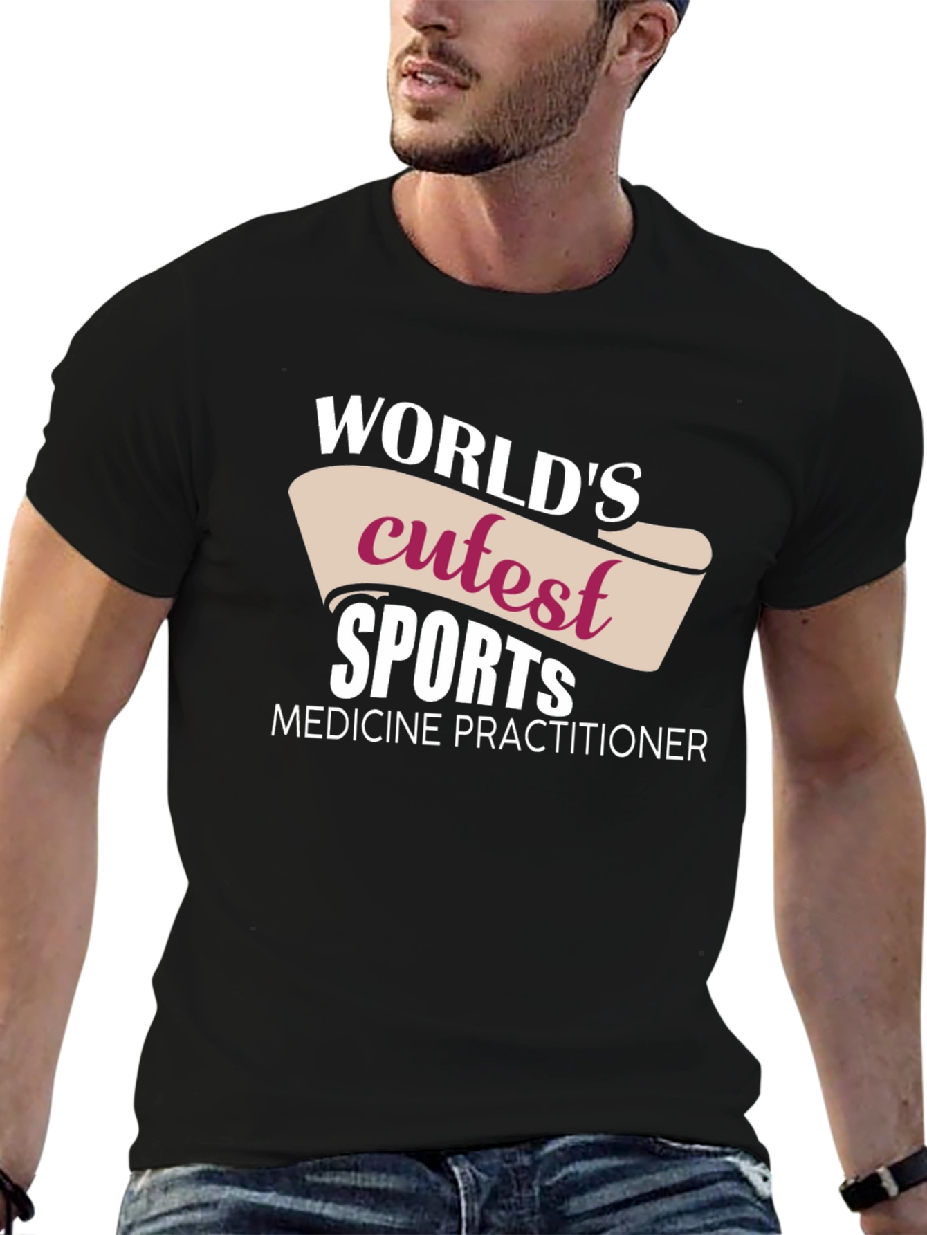 Worlds Cutest Sports Medicine Practitioner Black T-Shirt