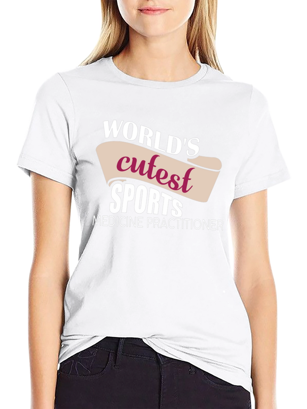 Worlds Cutest Sports Medicine Practitioner Black T-Shirt
