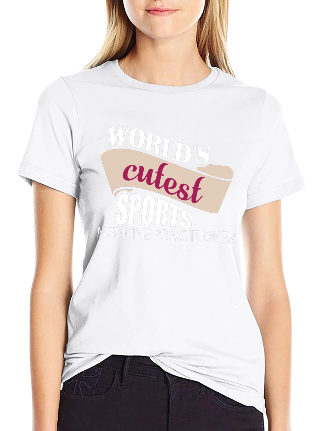 Worlds Cutest Sports Medicine Practitioner Black T-Shirt
