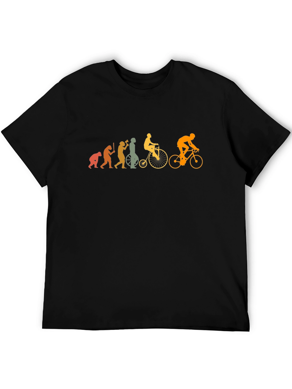 Evolution of Cycling T-Shirt - Black