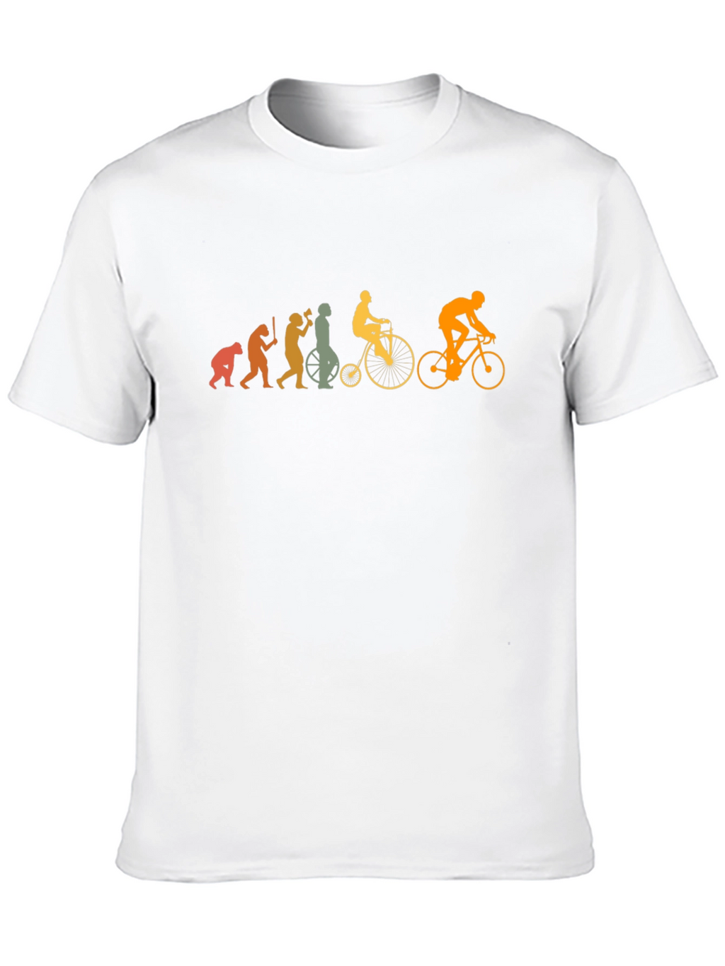 Evolution of Cycling T-Shirt - Black