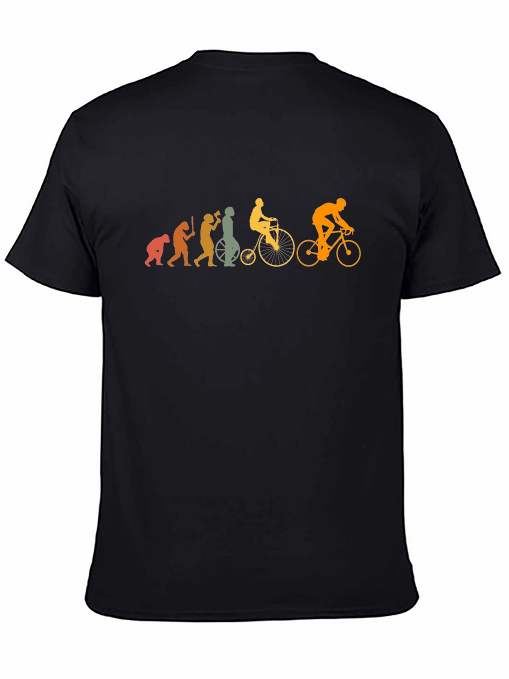 Evolution of Cycling T-Shirt - Black