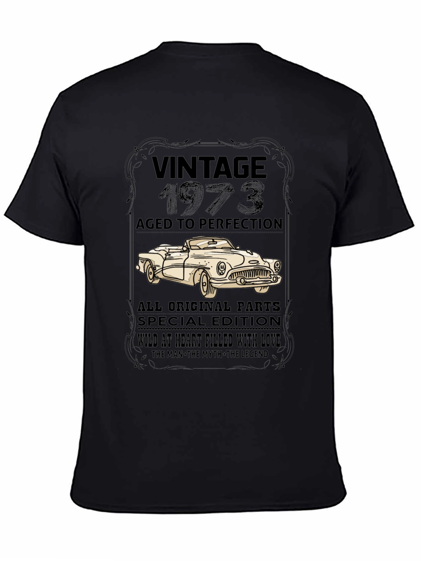 Vintage 1973 Aged to Perfection Graphic Tee